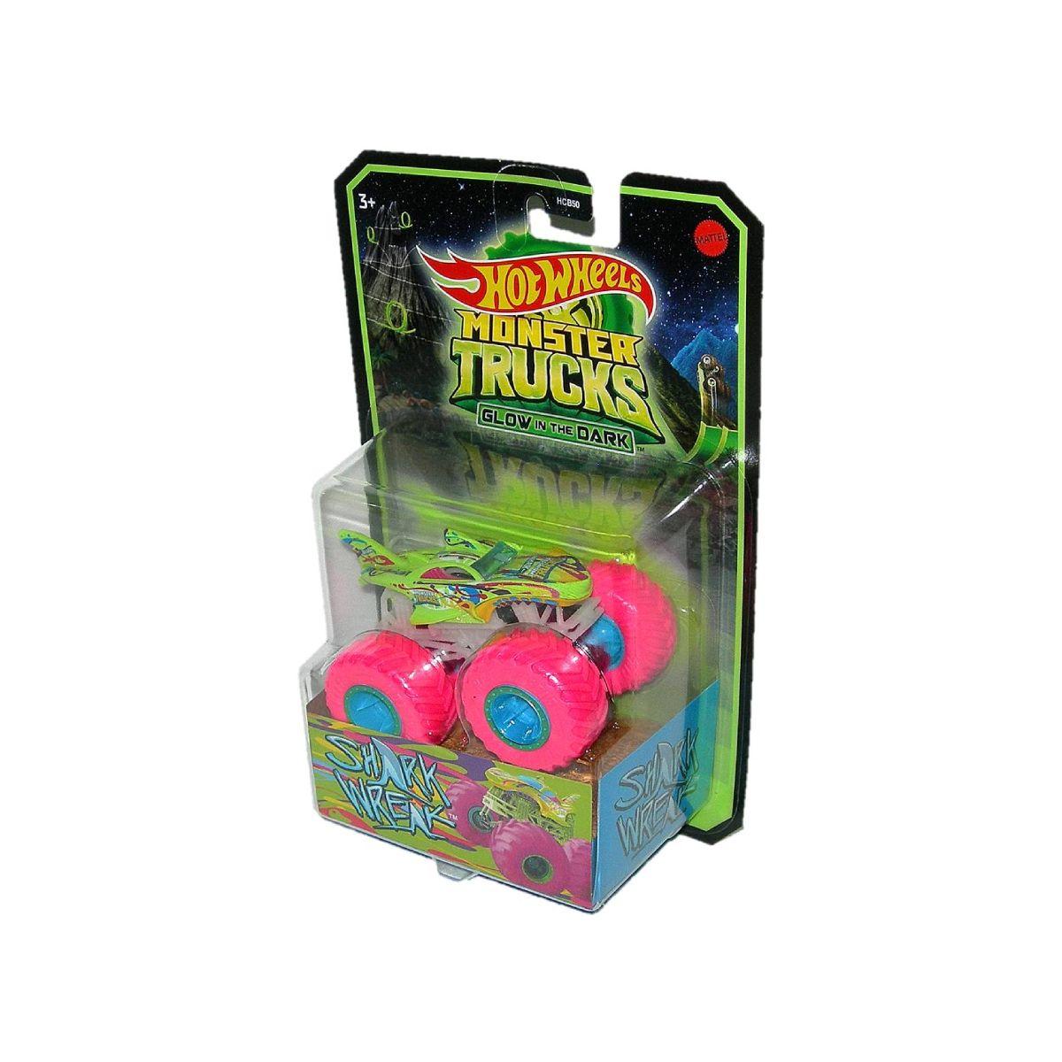 Hot Wheels Monster Trucks Glow 1:64 - Shark Wreak-5