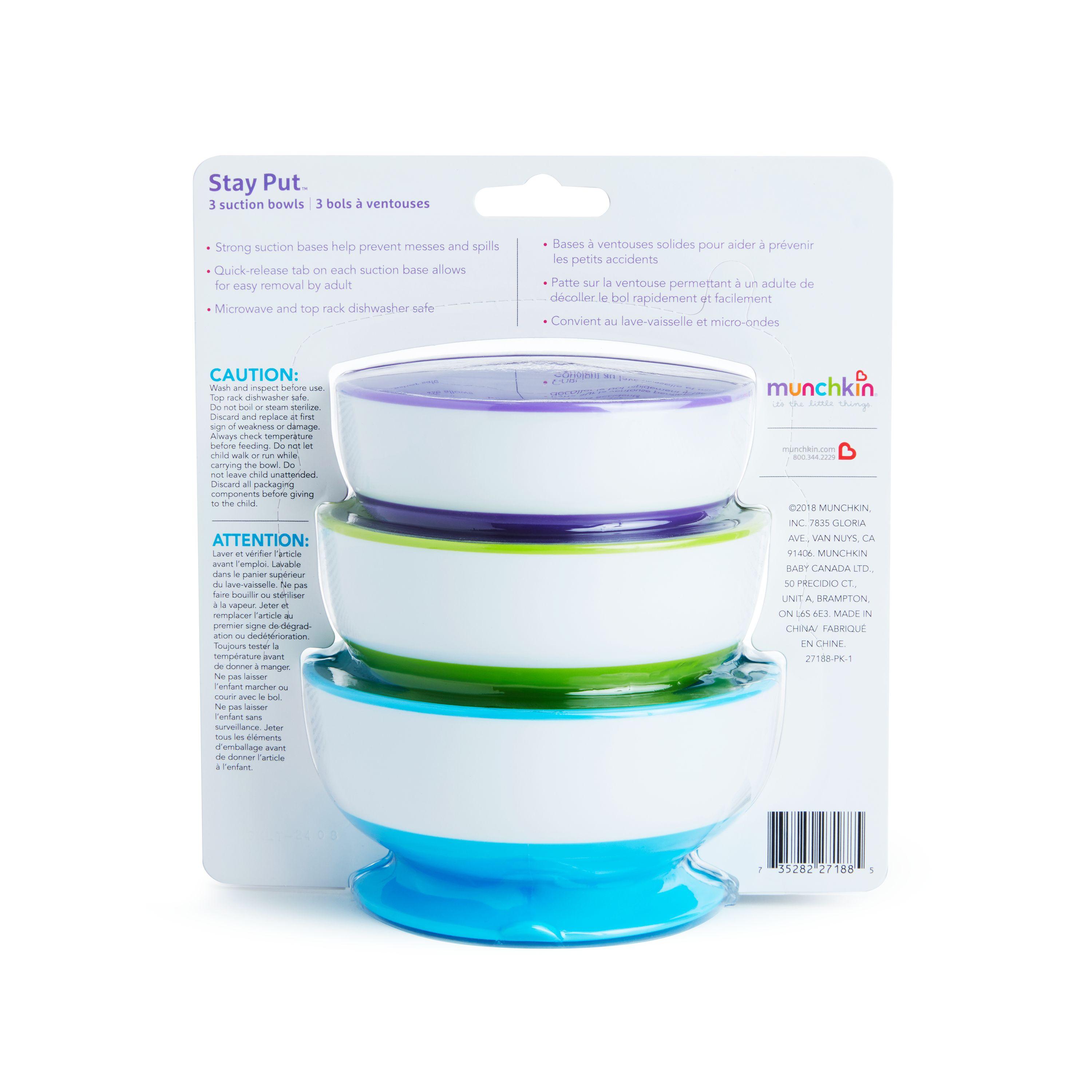 Set De 3 Bowls Con Antideslizante Munchkin-5