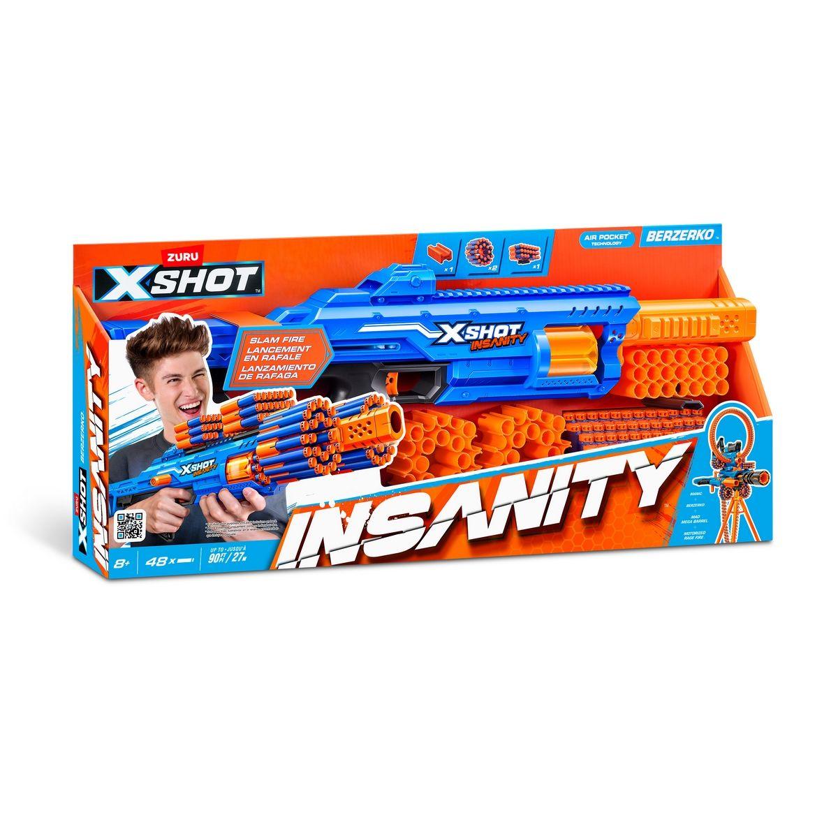LANZA DARDOS INSANITY BERZERKO CON 48 DARDOS X-SHOT-4