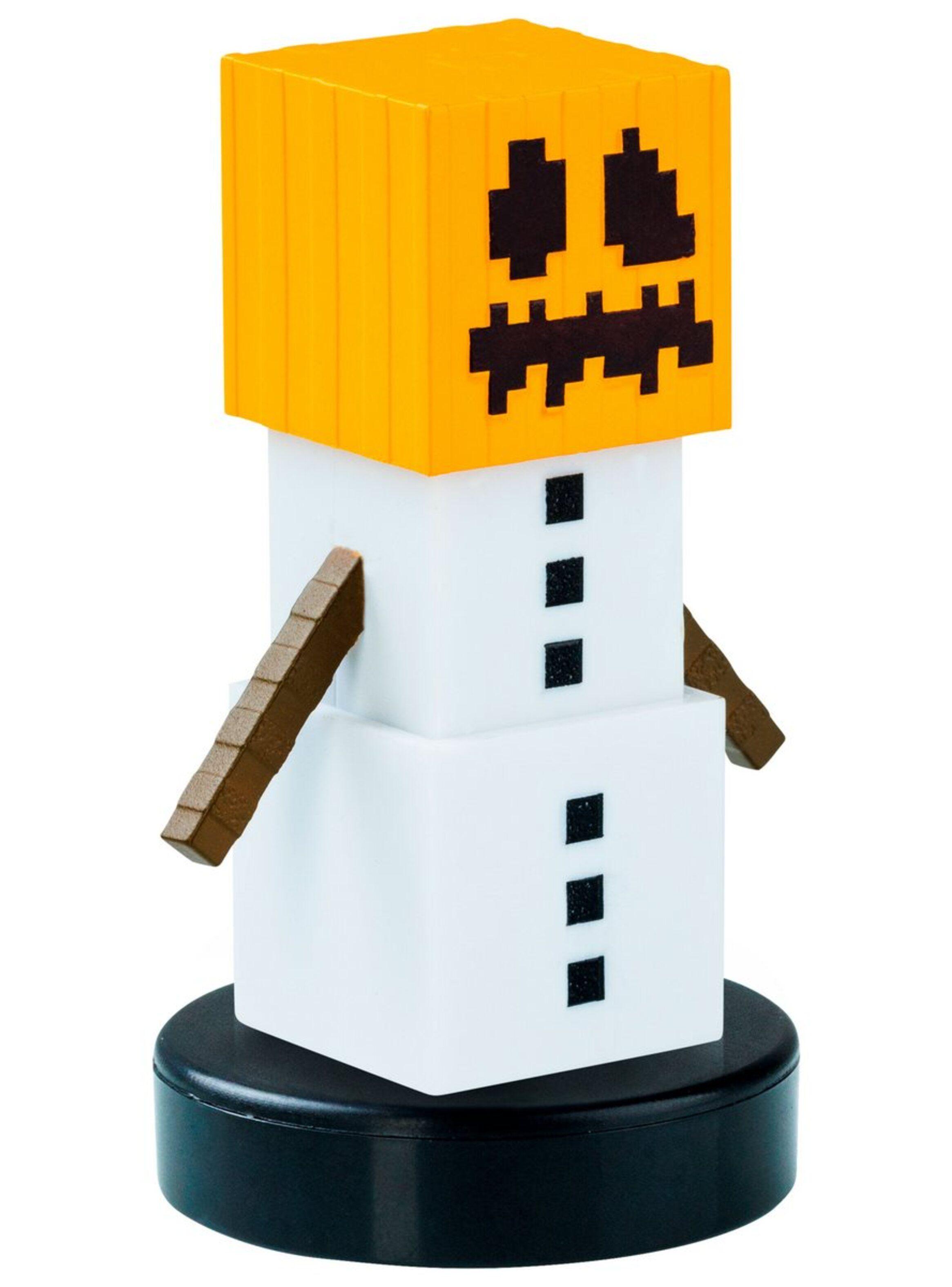 PACK DE 3 FIGURAS TIMBRE MINECRAFT - GOLEM DE NIEVE-5