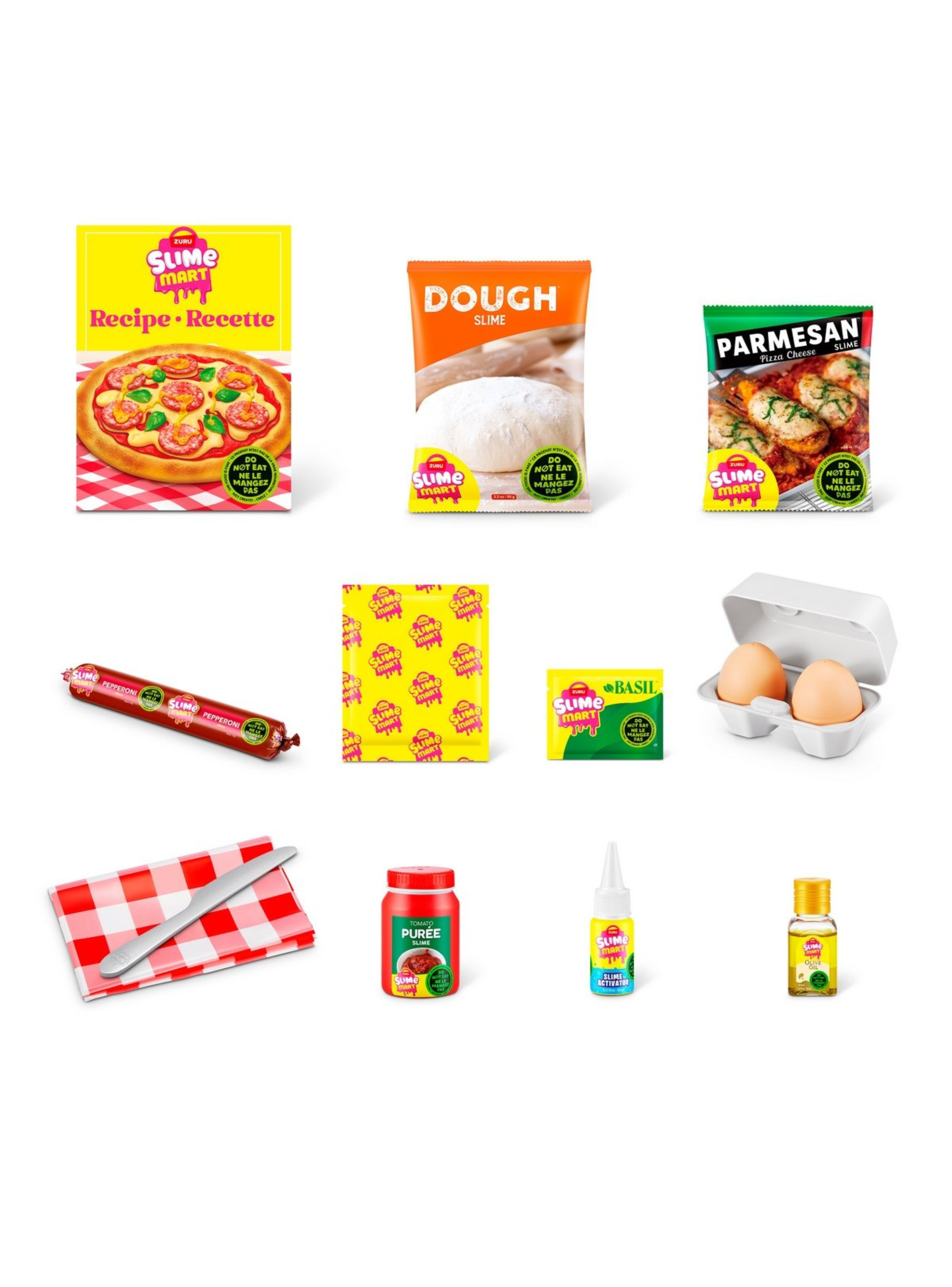 Canasto De Compra Slime Mart De Zuru - Pizza-2