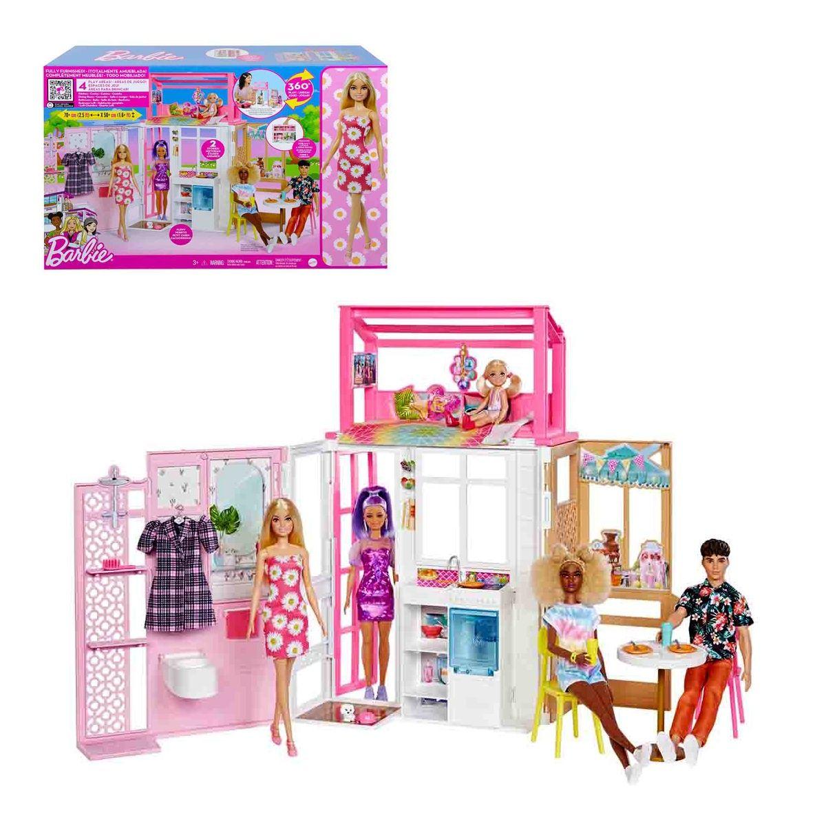 Barbie Casa Glam Con Muñeca-0