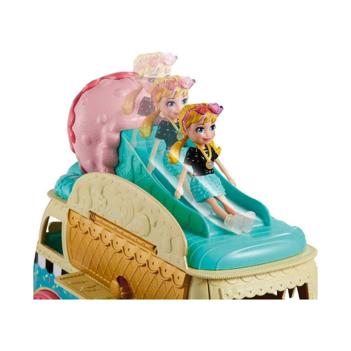 Polly Pocket Set De Juego Foodtruck De Helados-3
