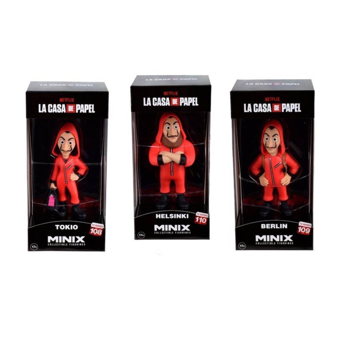 Pack 3 Figuras Minix La Casa De Papel-2