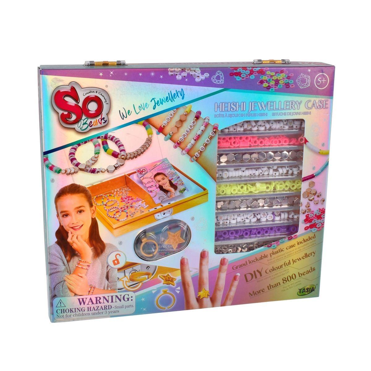 SET CREACION DE PULSERAS CON LETRAS Y COLORES EN JOYERO-2