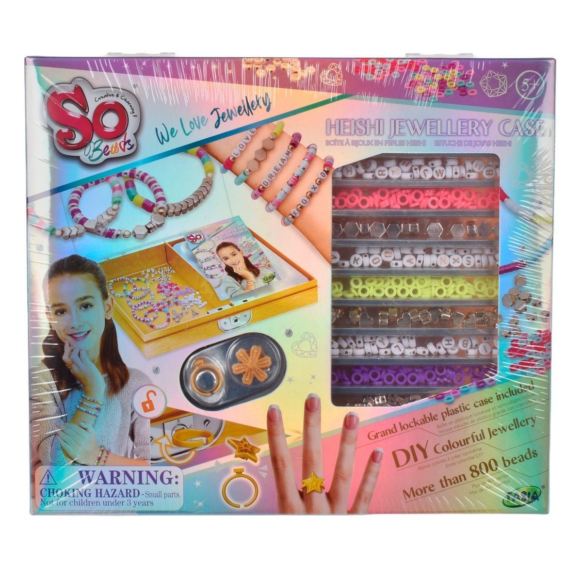 SET CREACION DE PULSERAS CON LETRAS Y COLORES EN JOYERO-3