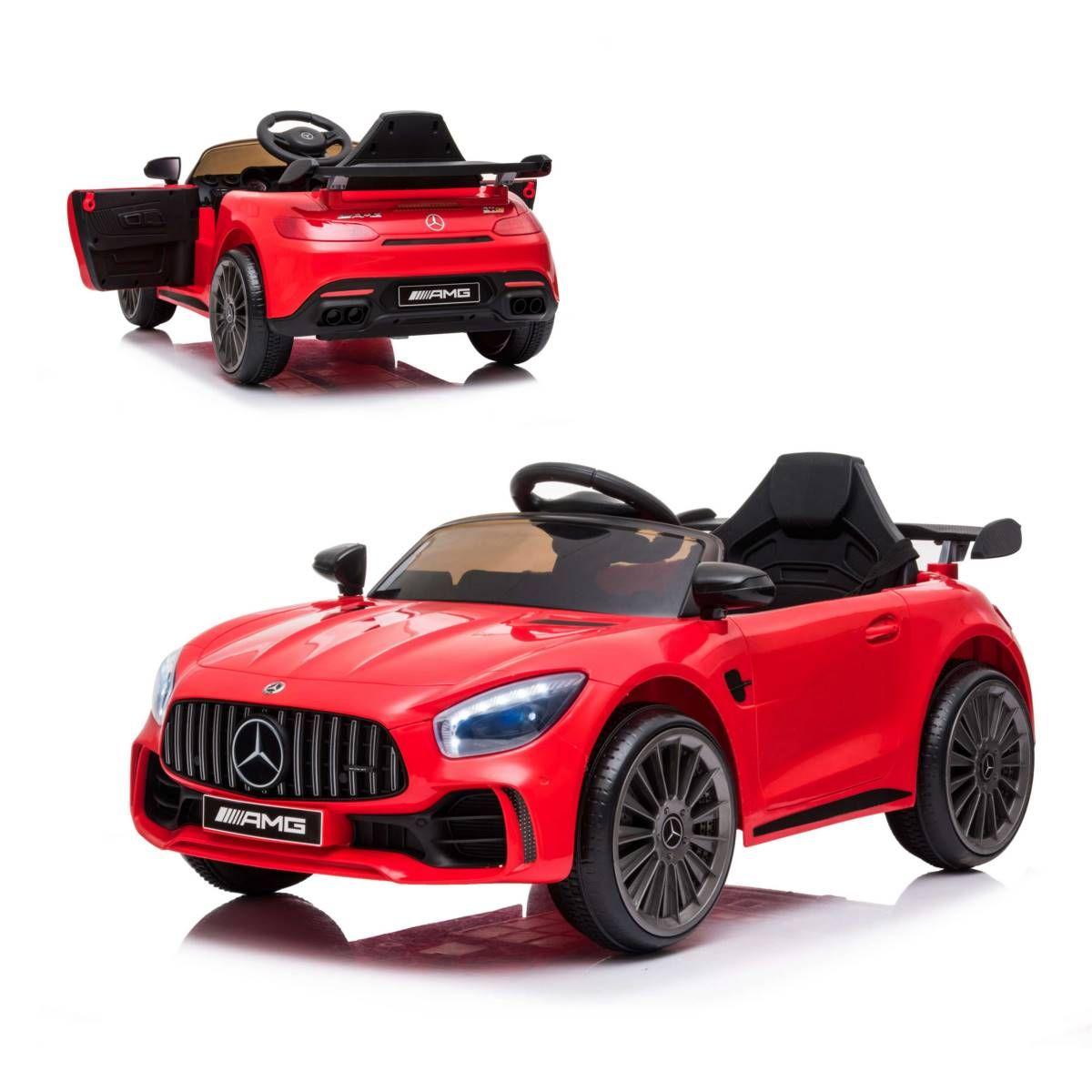 Auto A Batería Mercedes Benz De 1 Motor Con Control Remoto-0