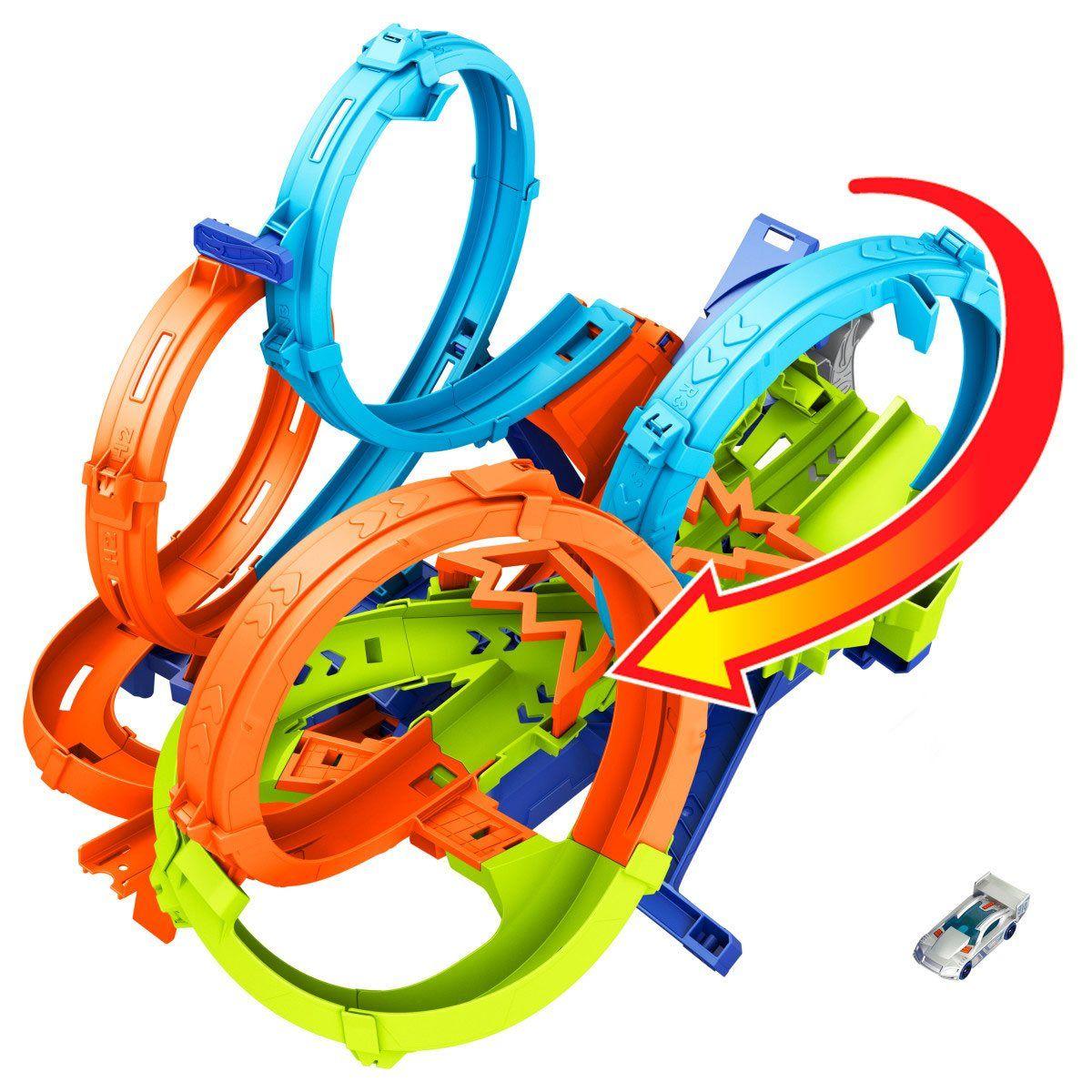 HOT WHEELS PISTA JUGUETE VUELTAS Y CHOQUES DESAFIANTES-2