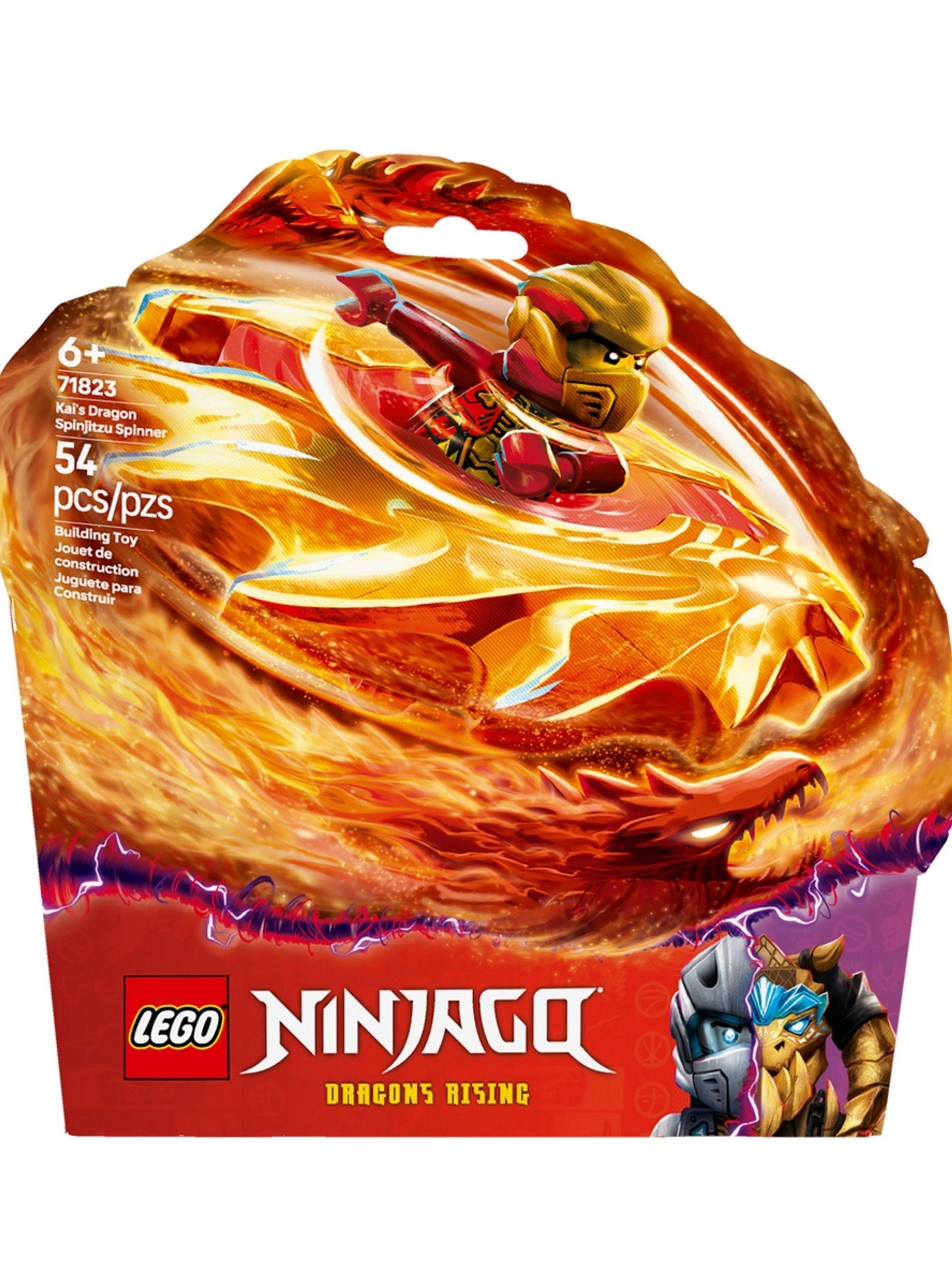 Spinner LEGO NINJAGO Dragón de Kai construcción-2
