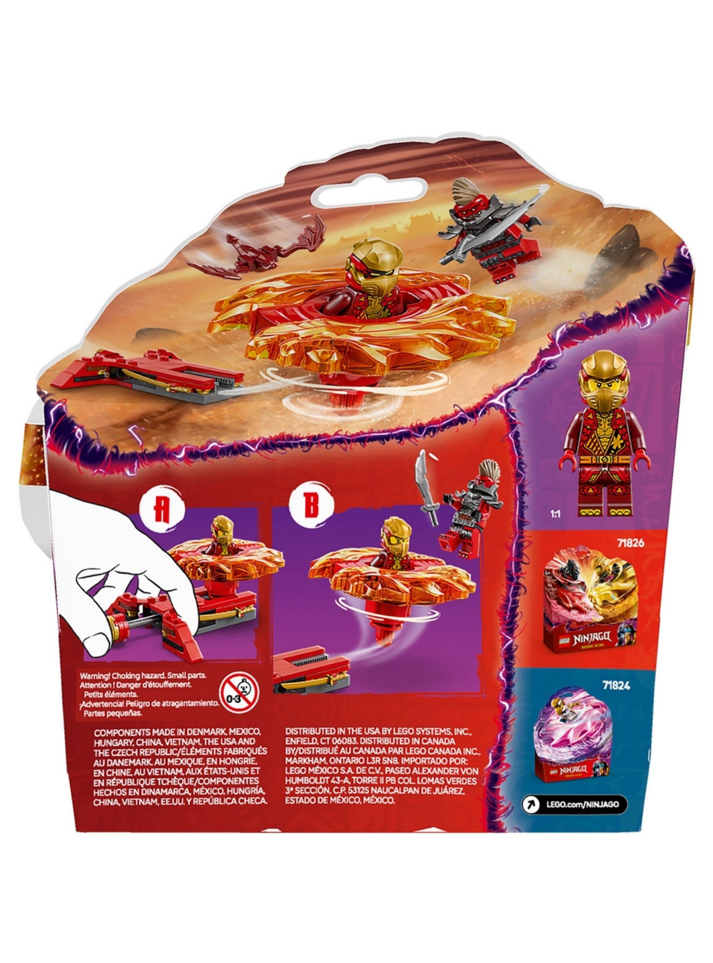 Spinner LEGO NINJAGO Dragón de Kai construcción-3