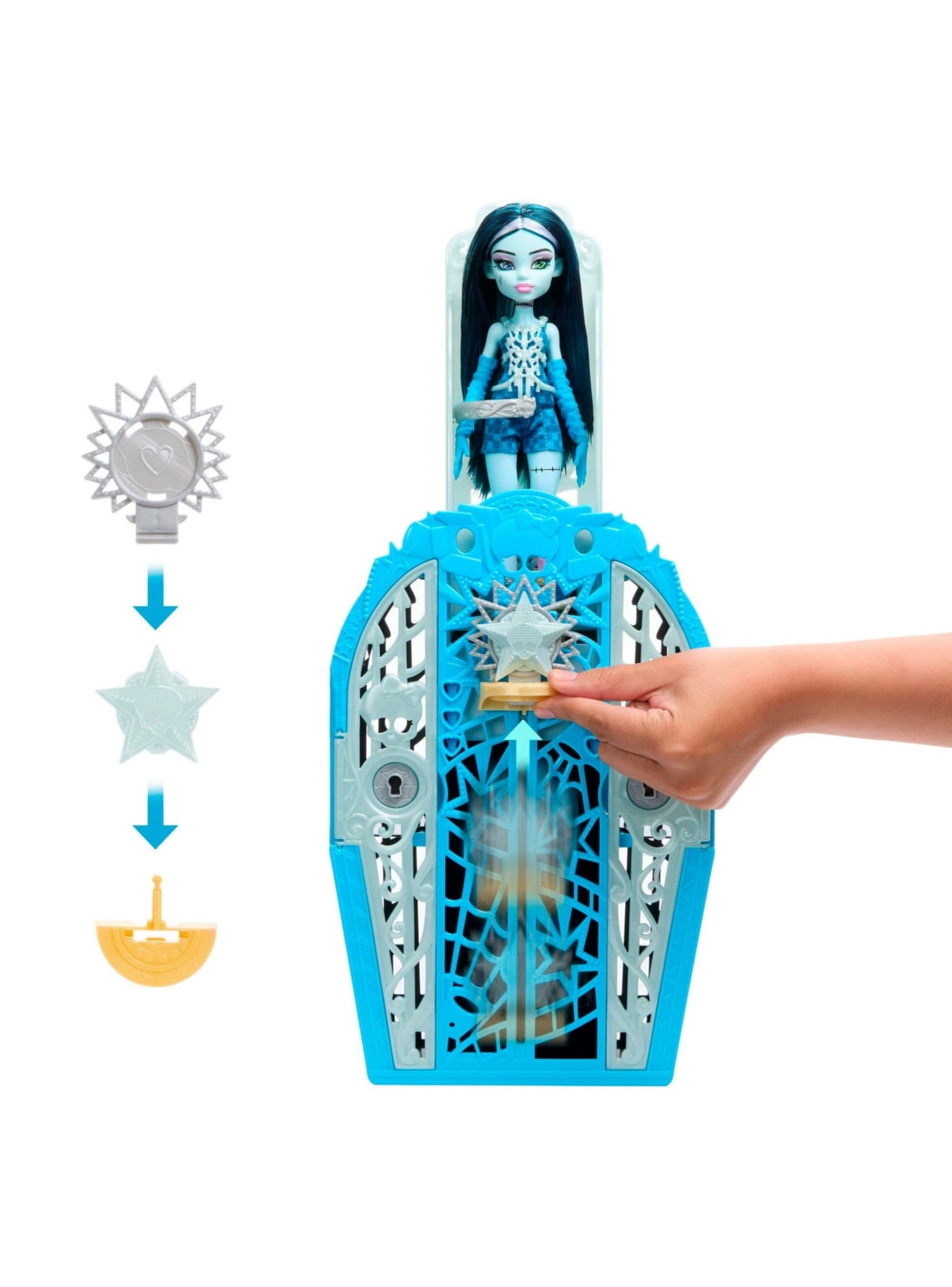 Monster High Muñeca Skulltimate Hauntlywood - Frankie Stein-1