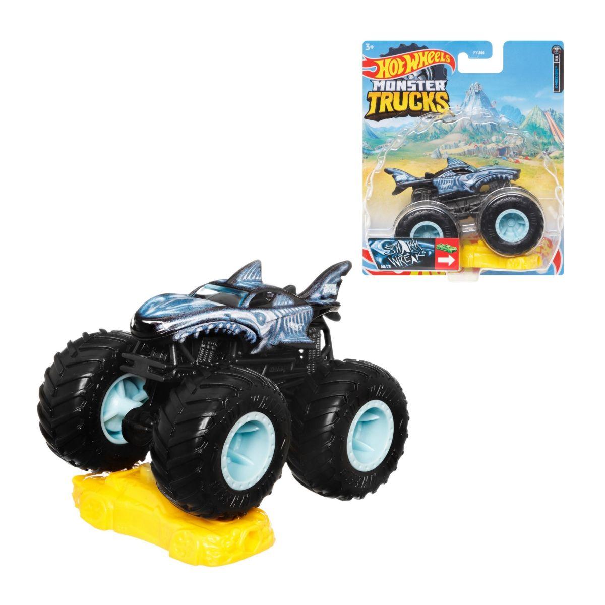 Hot Wheels Monster Truck Escala 1:64 - Shark Wreak-0