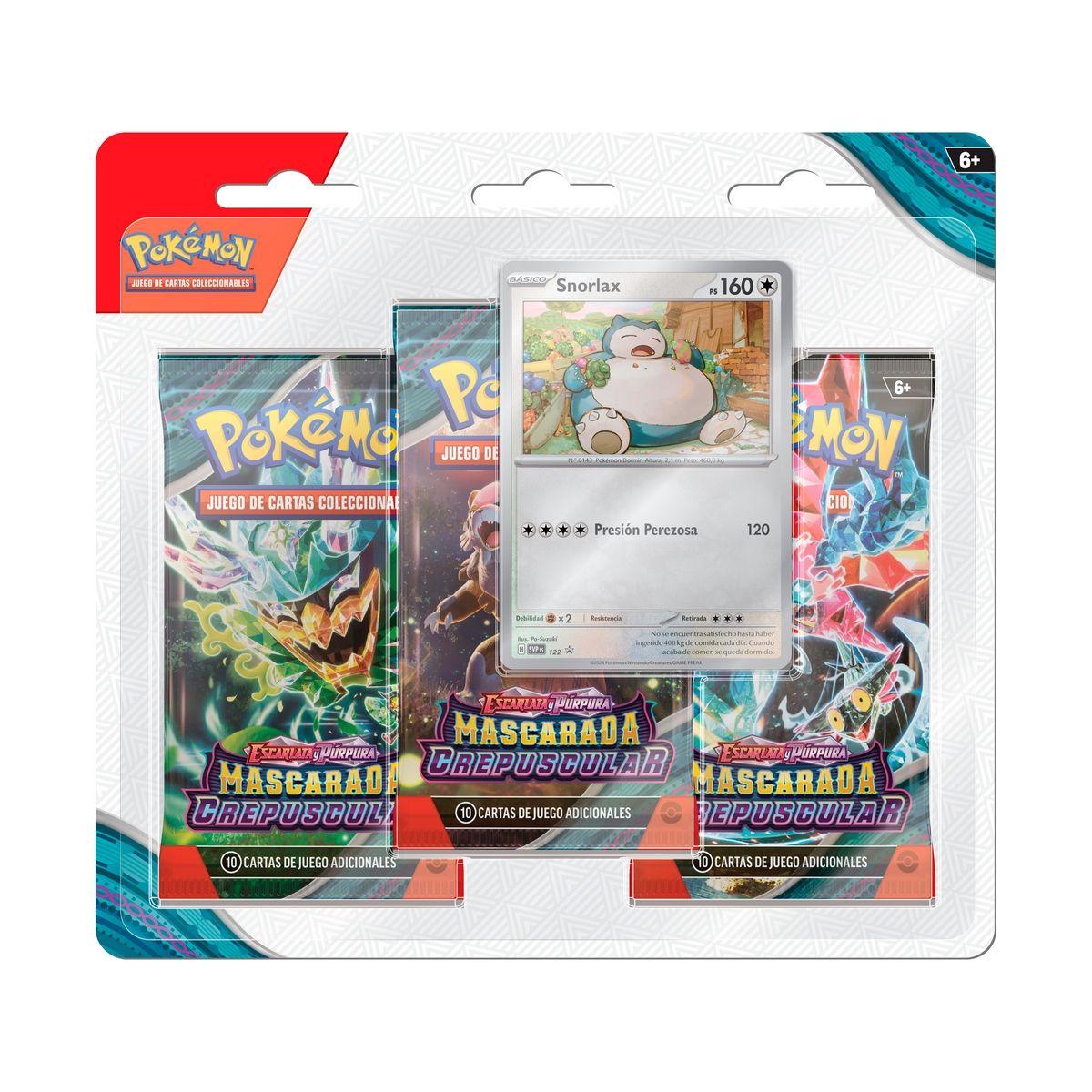 TWILIGHT MASQUERADE BLISTER ESPAÑOL POKEMON - CARTA SNORLAX-0