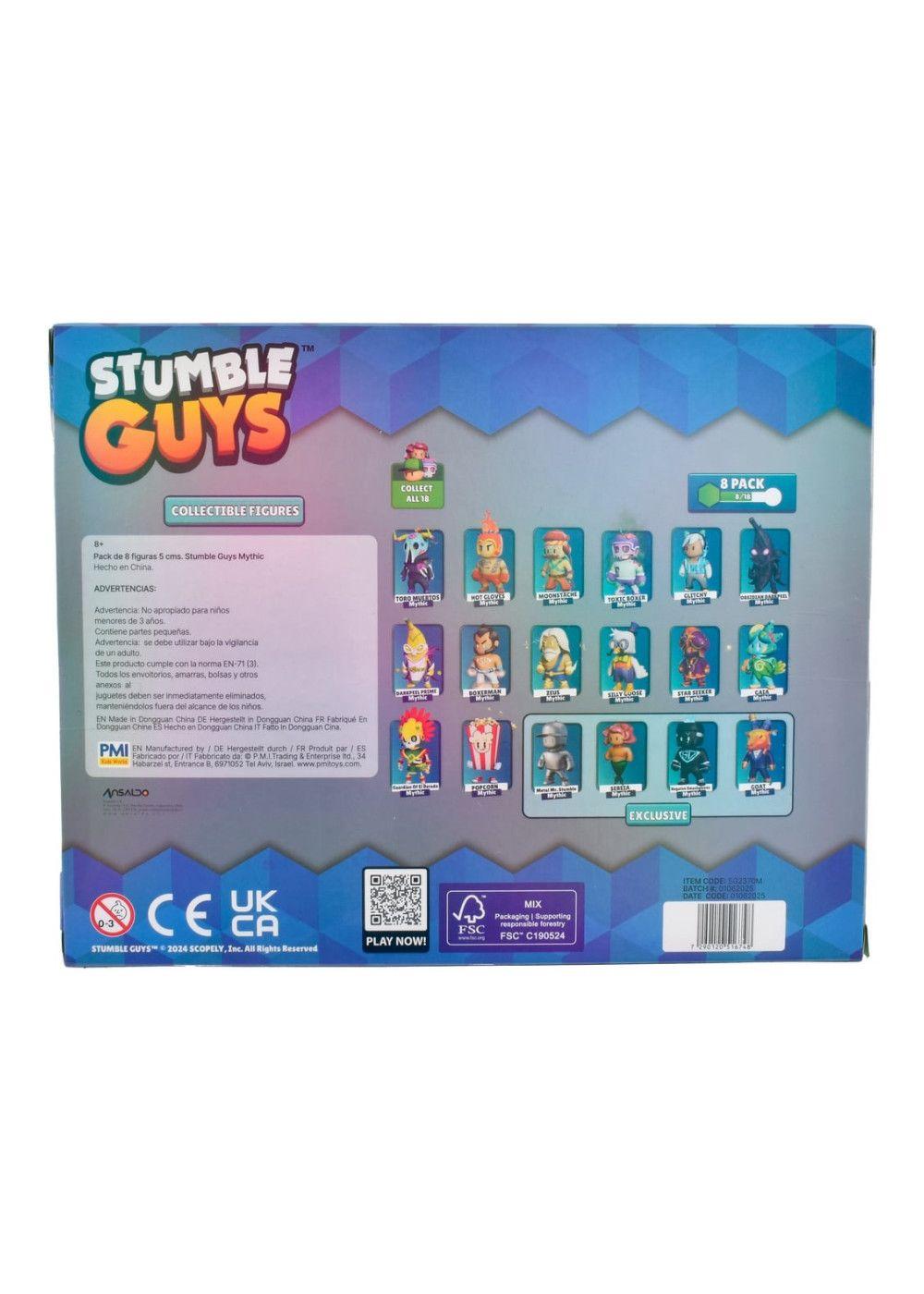 Pack De 8 Figuras 5 Cms Stumble Guys - Guardian Of El Dorado-3