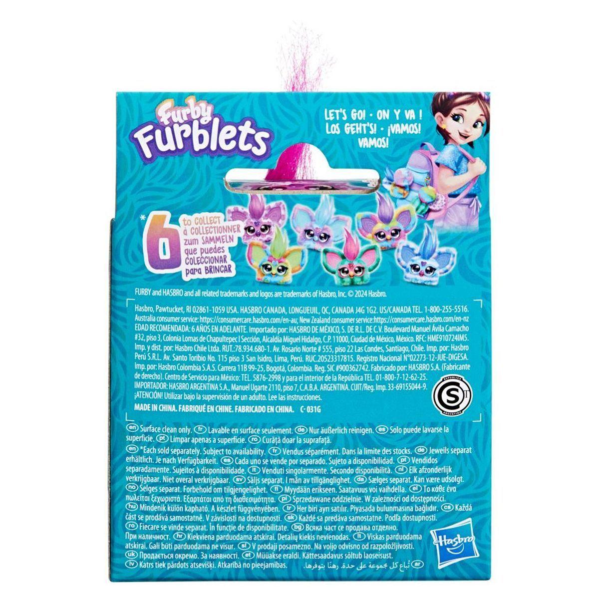 MINI PELUCHE FURBY FURBLETS - HIP-BOP-9