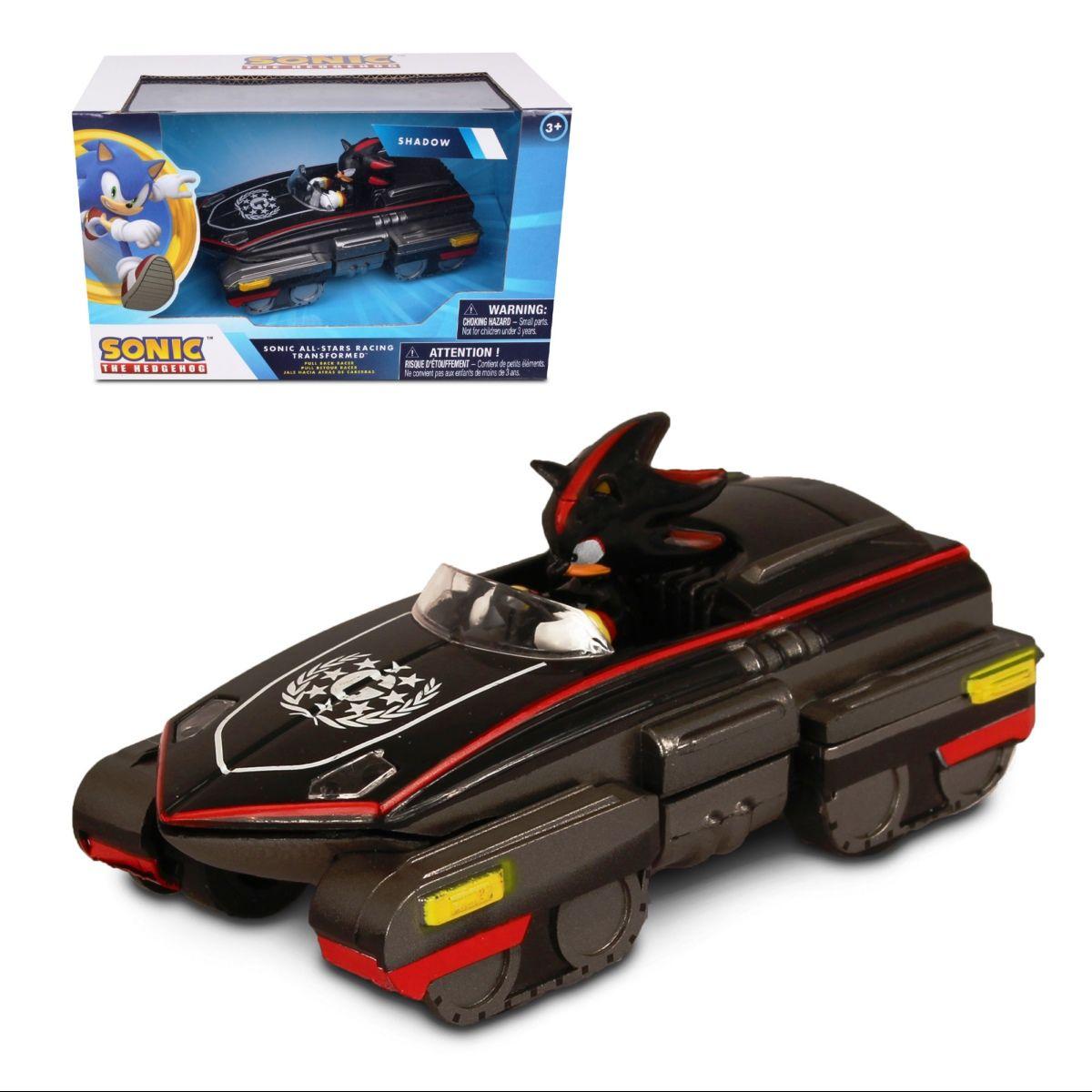 Auto Pull Back 10 Cm Sonic - Shadow-1