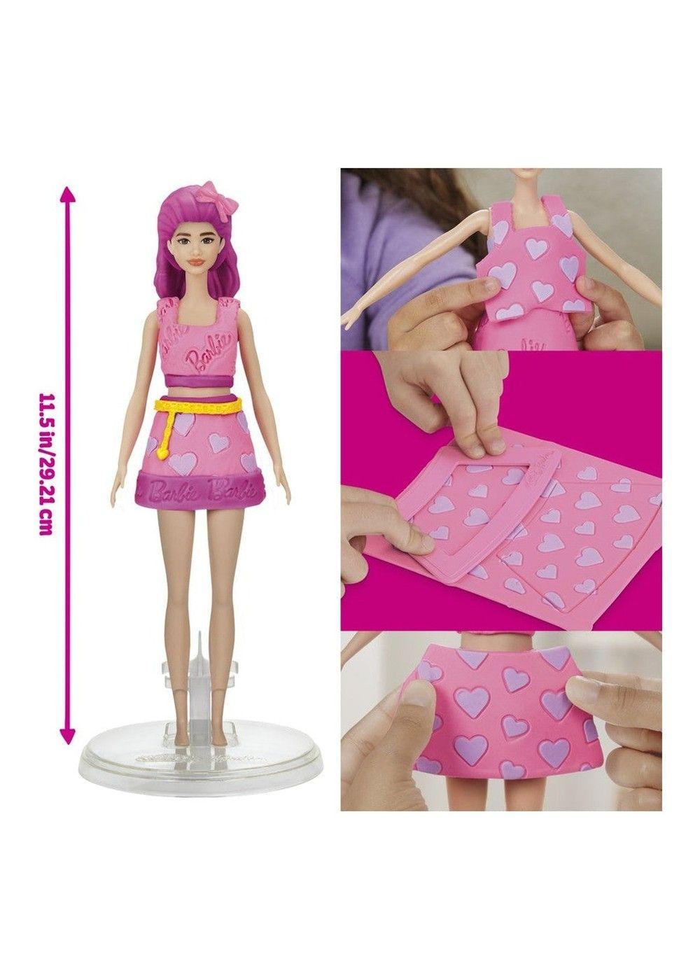 PLAY-DOH BARBIE MUÑECAS - CORAZONES Y CABELLOS-4