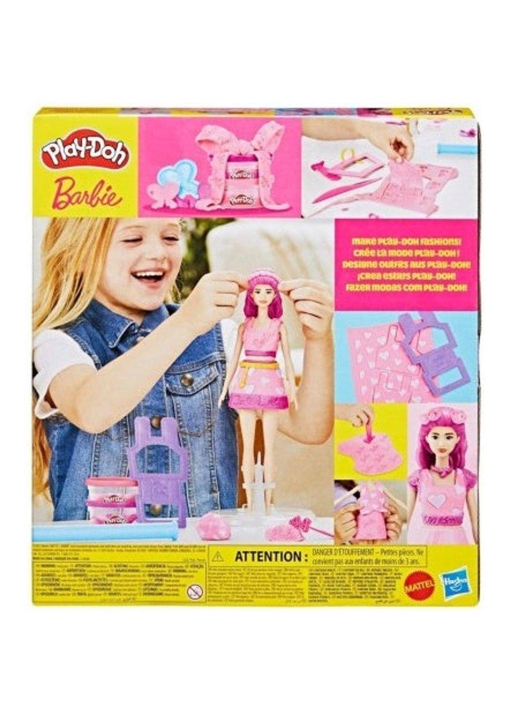 PLAY-DOH BARBIE MUÑECAS - CORAZONES Y CABELLOS-6