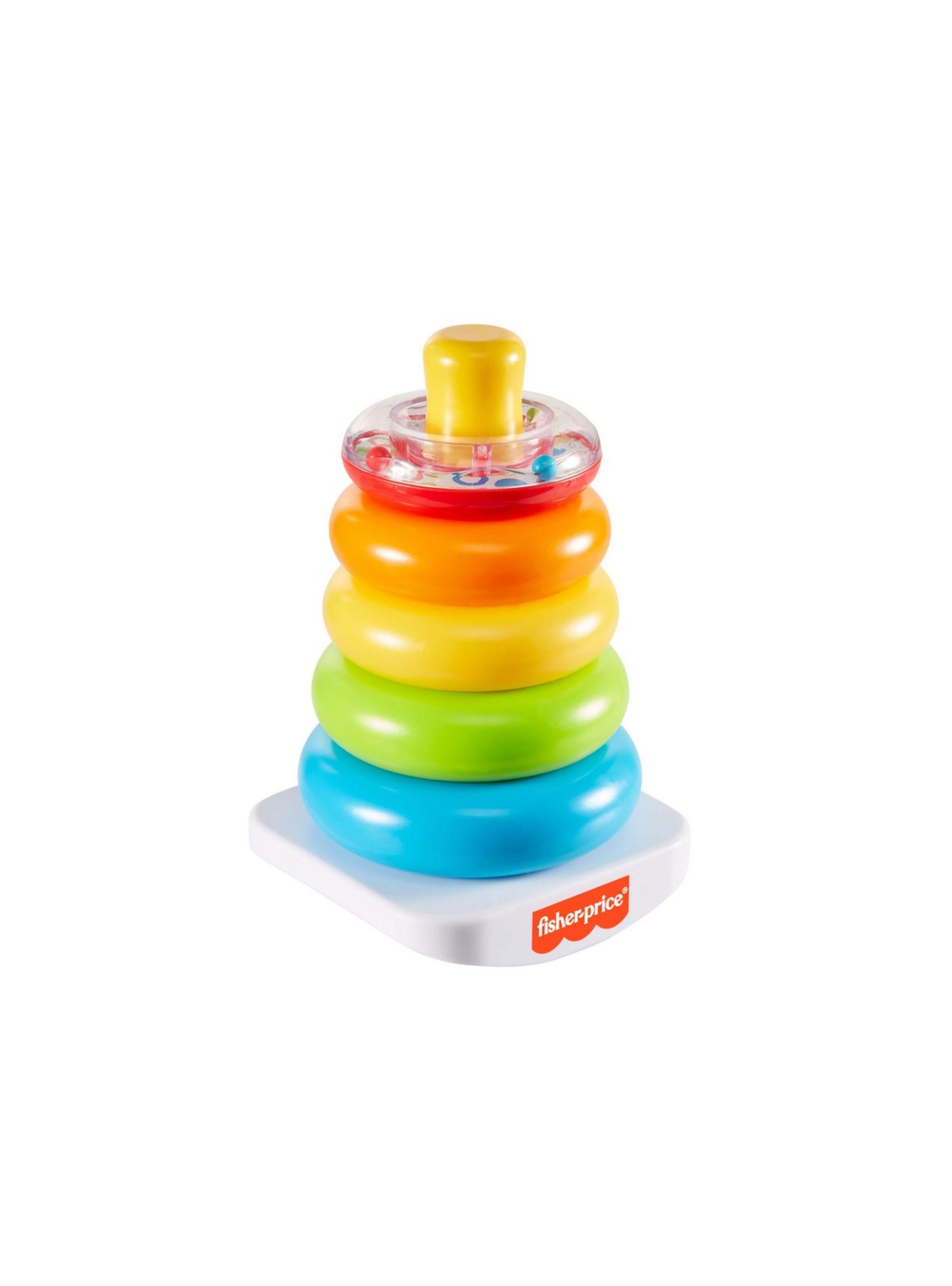 FISHER-PRICE JUGUETE PARA BEBÉS PILA DE ARITOS-0