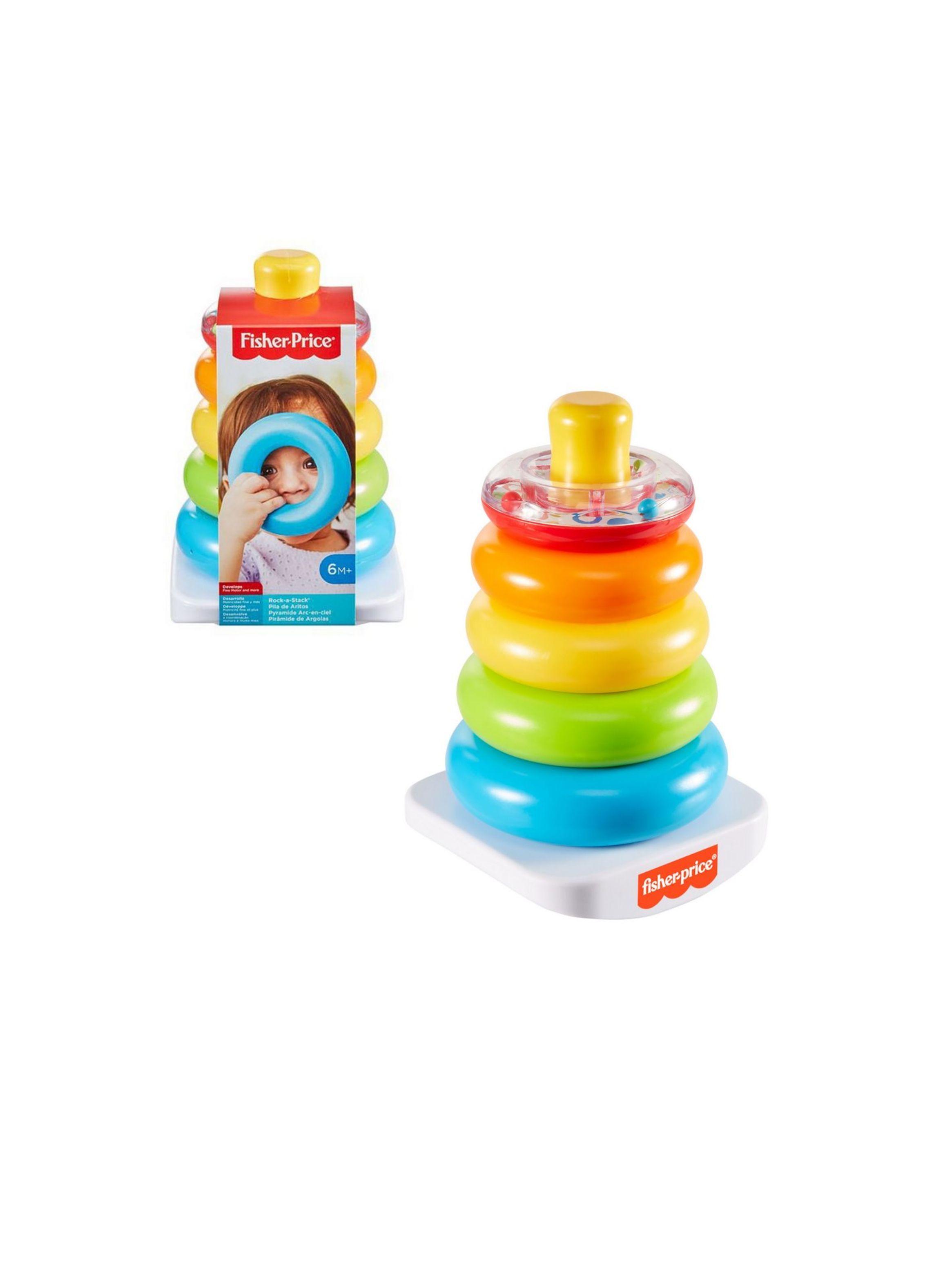 FISHER-PRICE JUGUETE PARA BEBÉS PILA DE ARITOS-2