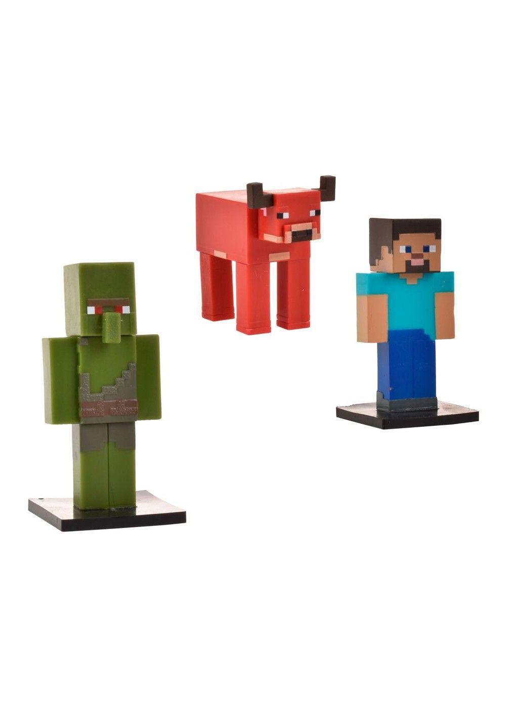 Set 3 Figuras 6 Cms Toppeez Minecraft - Steve-0