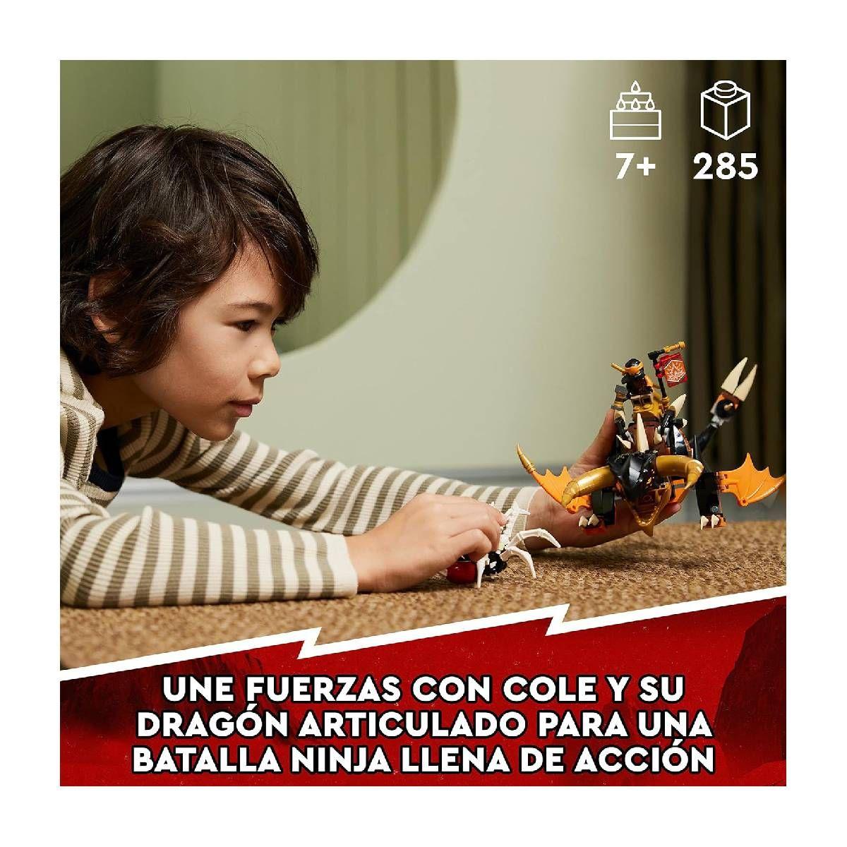 DRAGÓN DE TIERRA EVO DE COLE LEGO NINJAGO-3