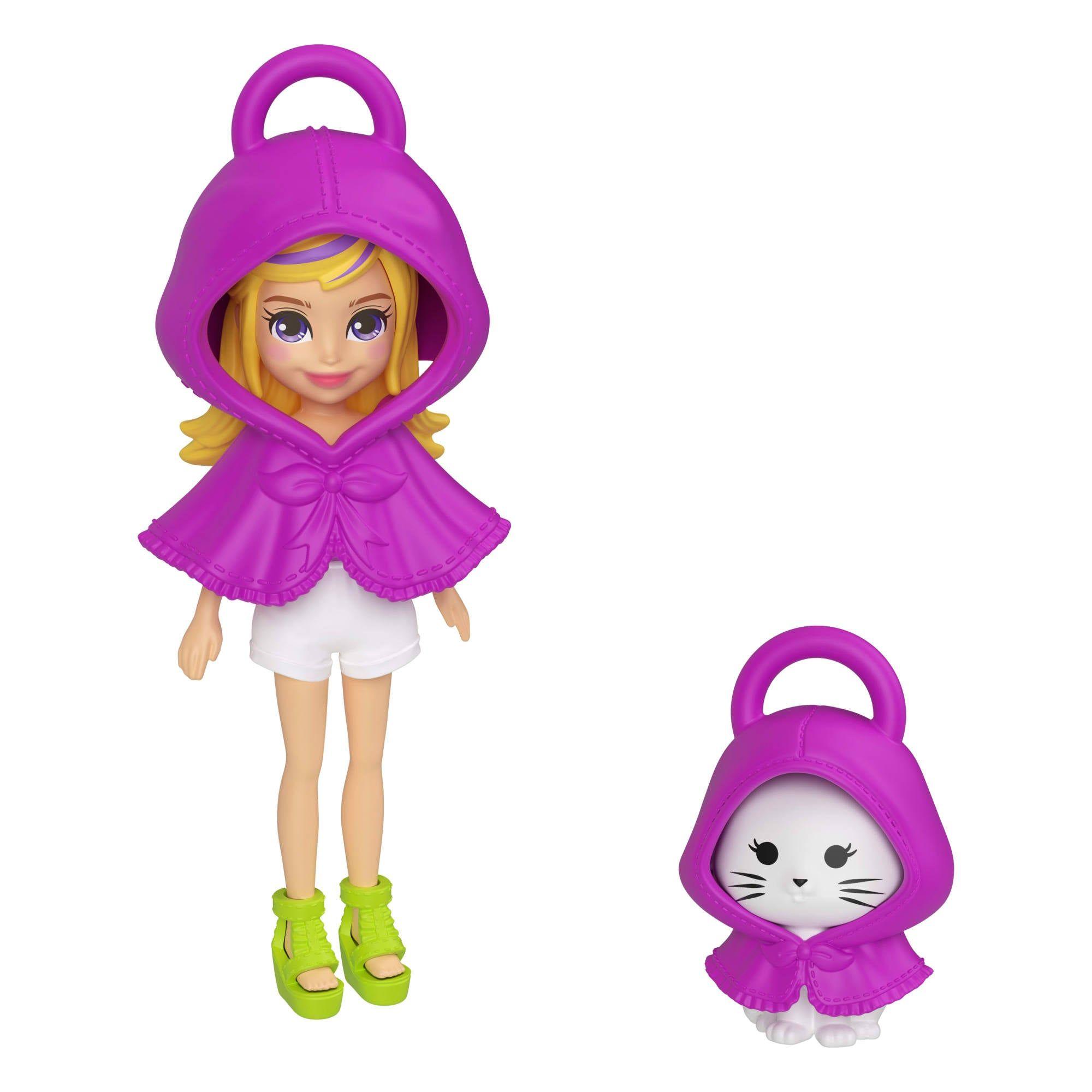 POLLY POCKET LLAVERO FASHION CHARMS - KIT DE LLAVERO MORADO-2