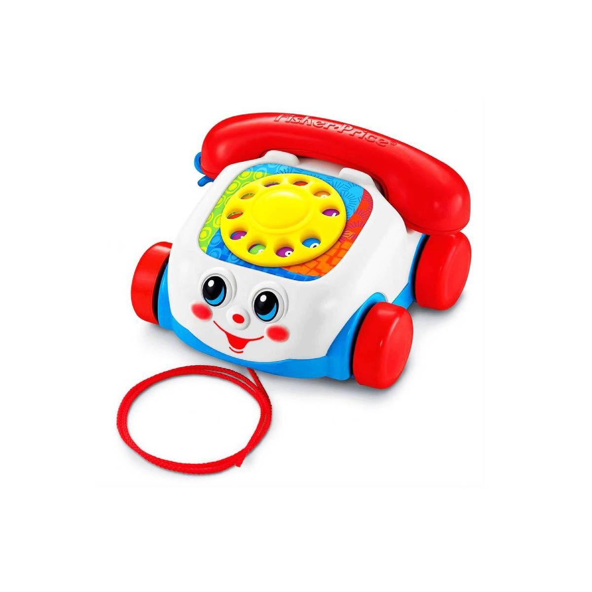 Teléfono didáctico Fisher Price clásico con sonido-7