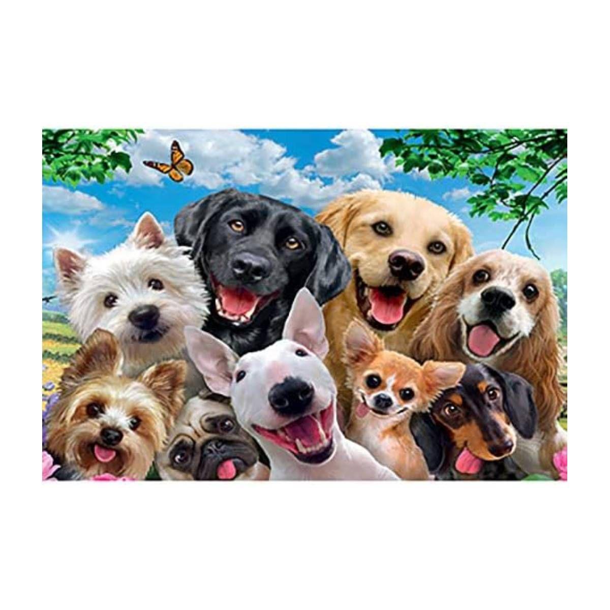 Puzzle 3d De 150 Piezas - Selfie Perros-1