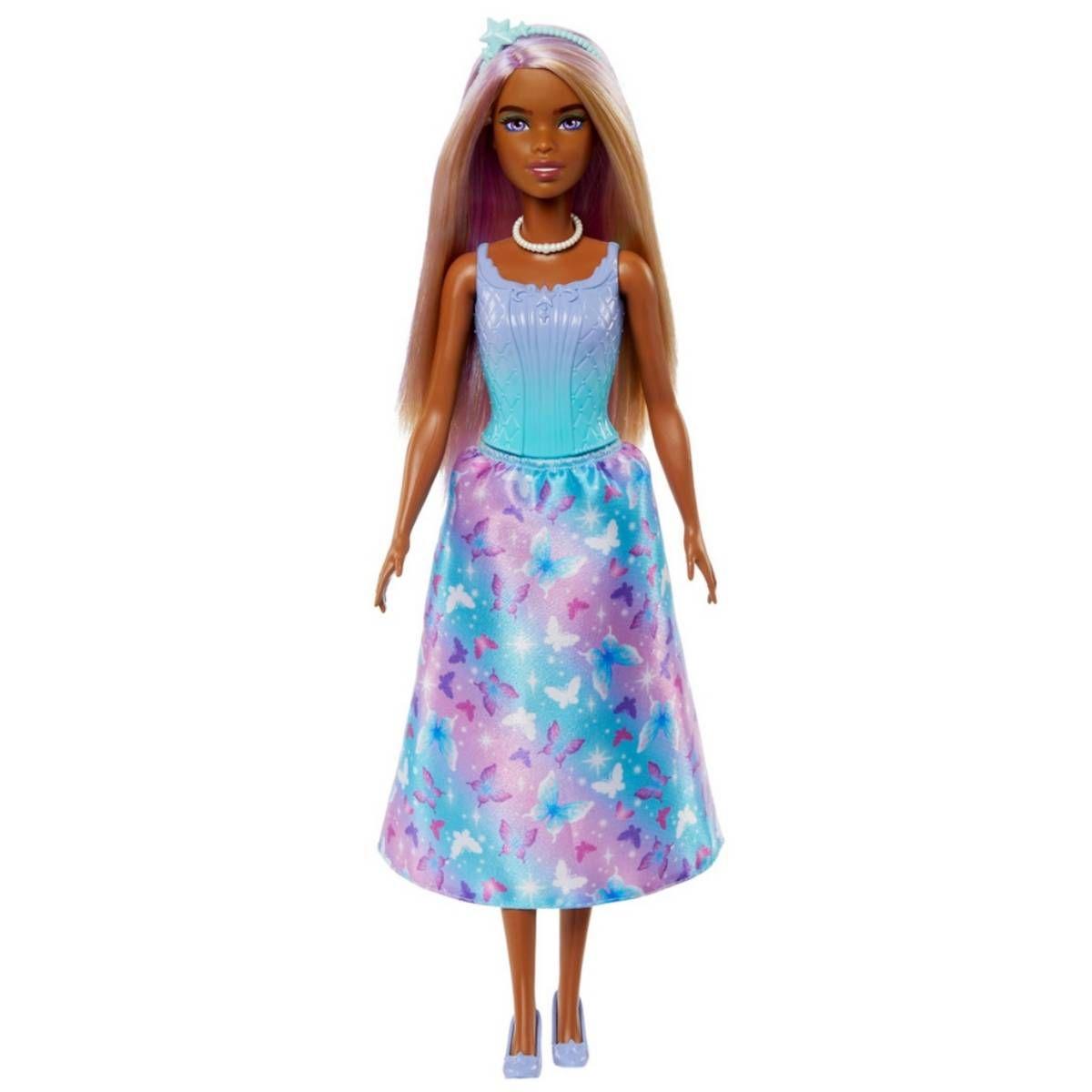 BARBIE FANTASIA DONCELLAS  - PELO BLANCO/MORADO-3