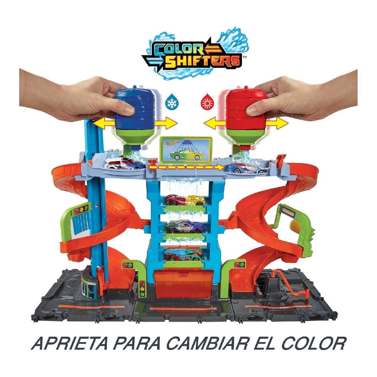 HOT WHEELS CITY AUTOLAVADO MEGA TORRE-5