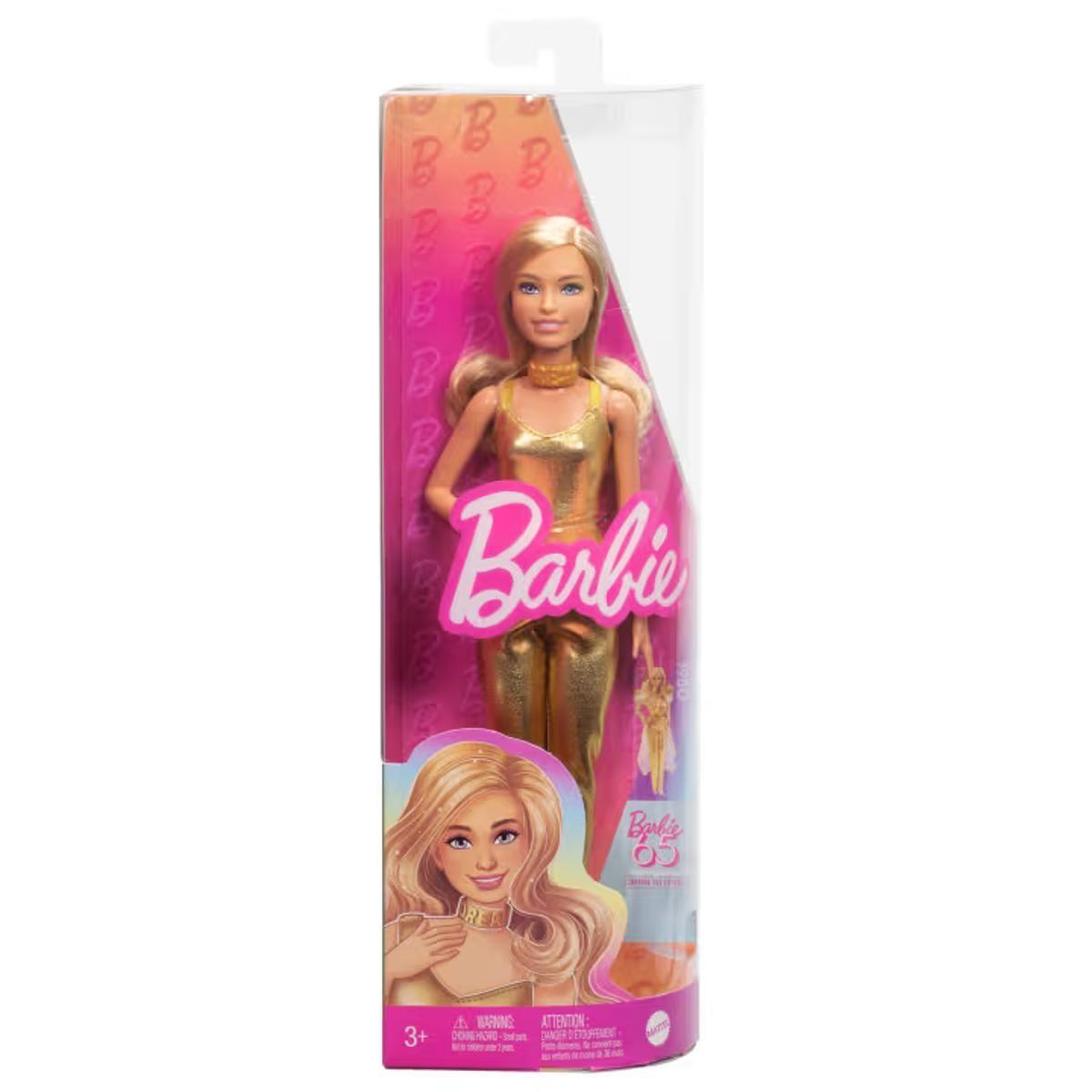 BARBIE FASHIONISTAS - ENTERITO DORADO-2