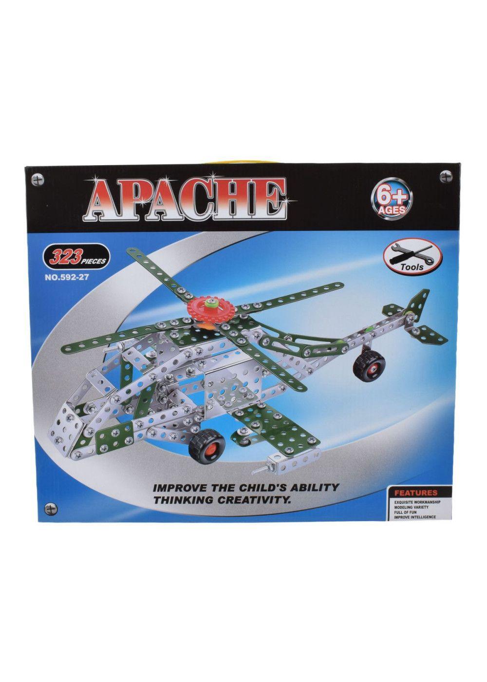 Helicoptero Mecano Apache 323 Piezas-1