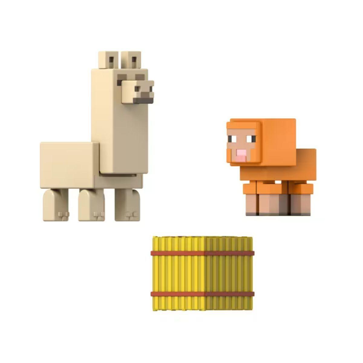 MINECRAFT DE 8CM CON CRAFTING - PACK DE ANIMALES BEBE-1