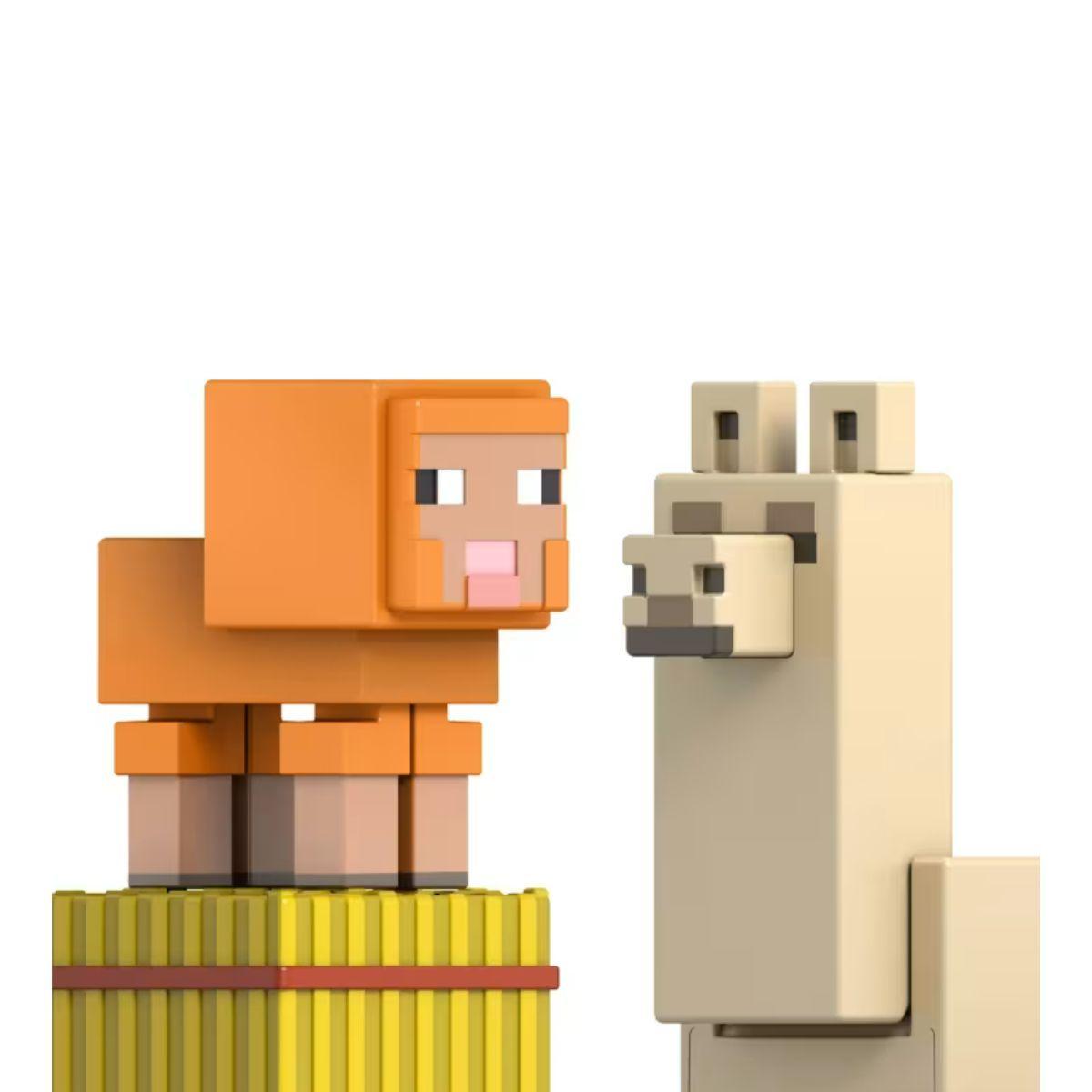 MINECRAFT DE 8CM CON CRAFTING - PACK DE ANIMALES BEBE-3