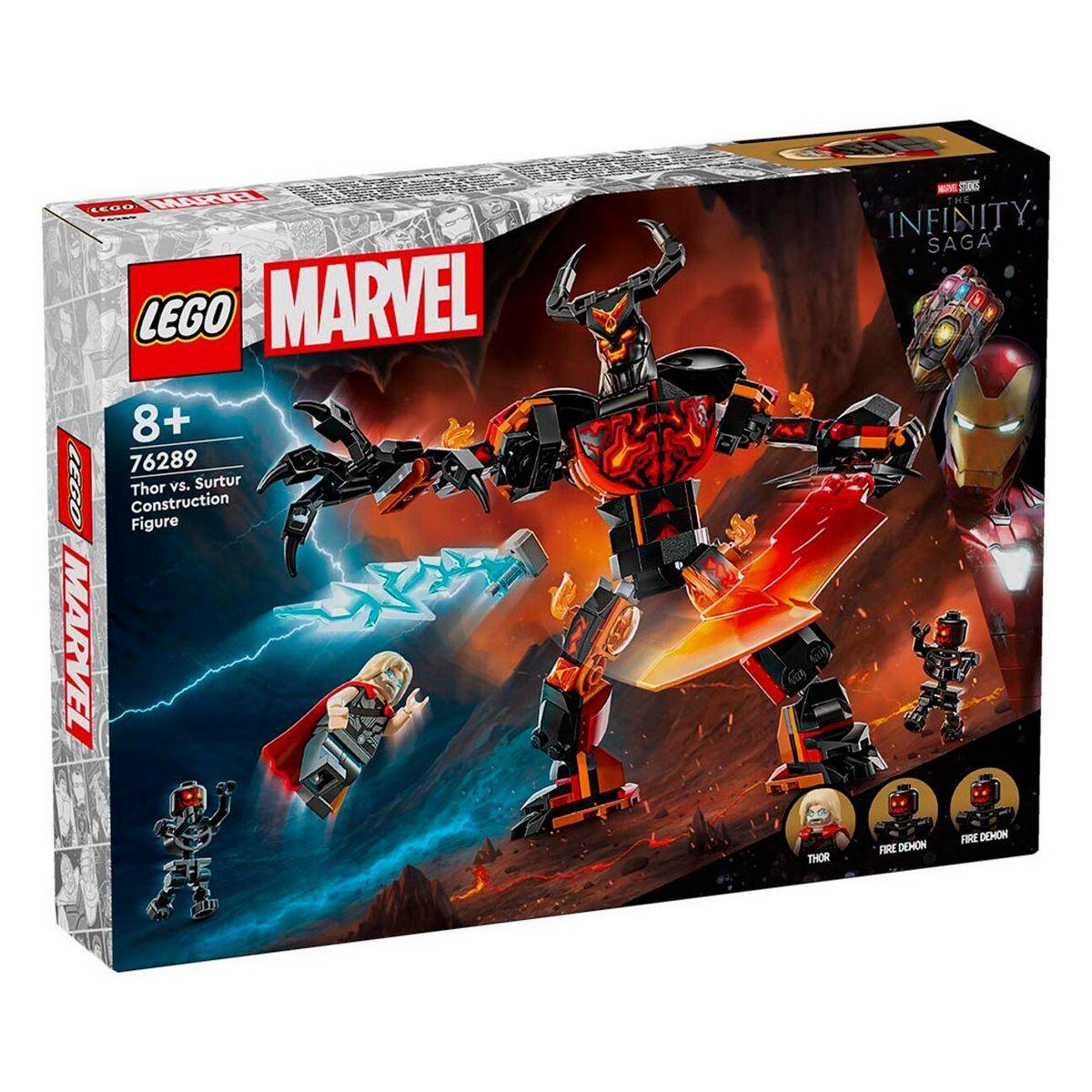 LEGO SUPER HEROES MARVEL THOR VS FIGURA DE SURTUR-2