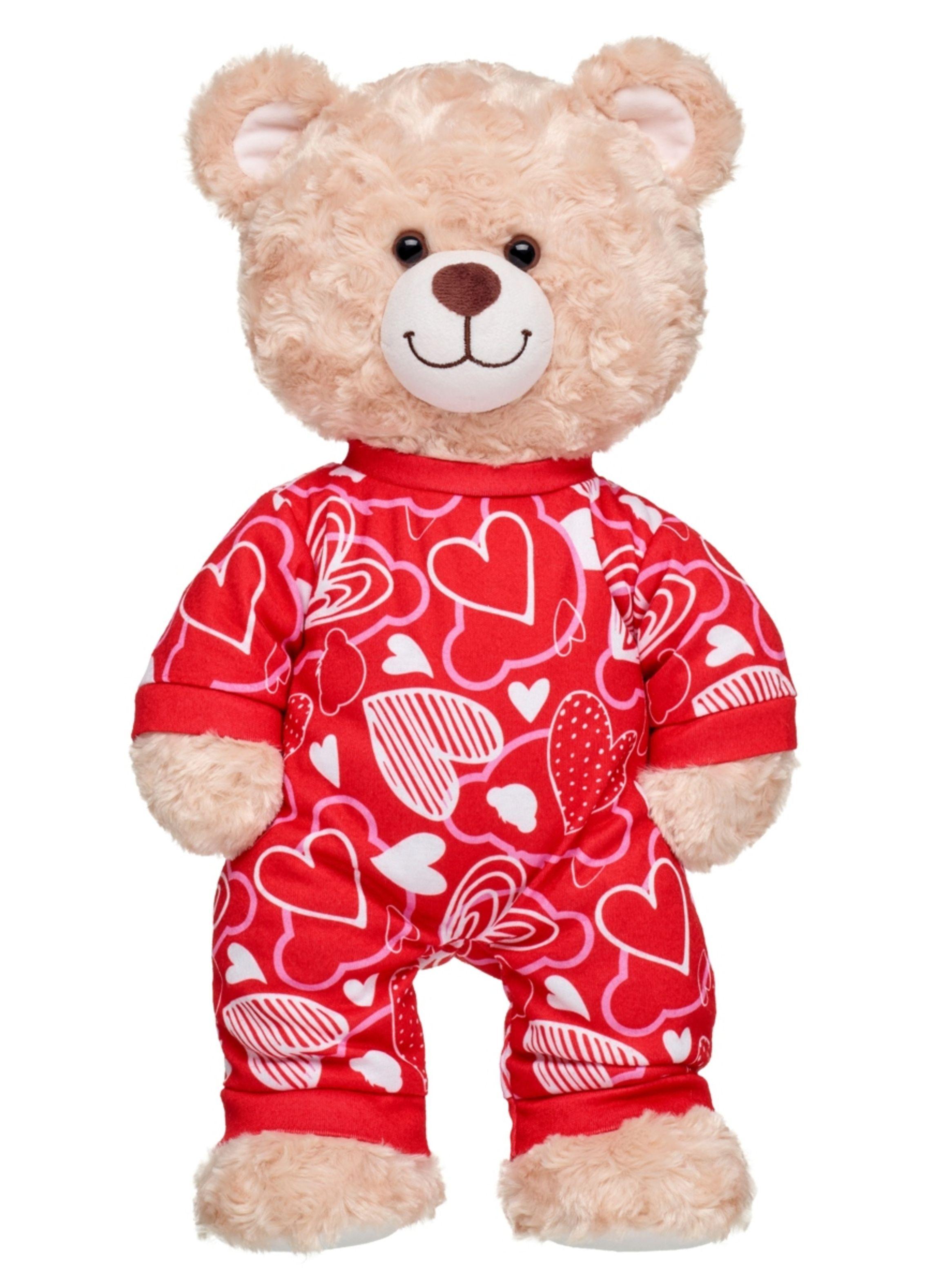 Pijama Rojo Corazones Val 26 Build-A-Bear-2