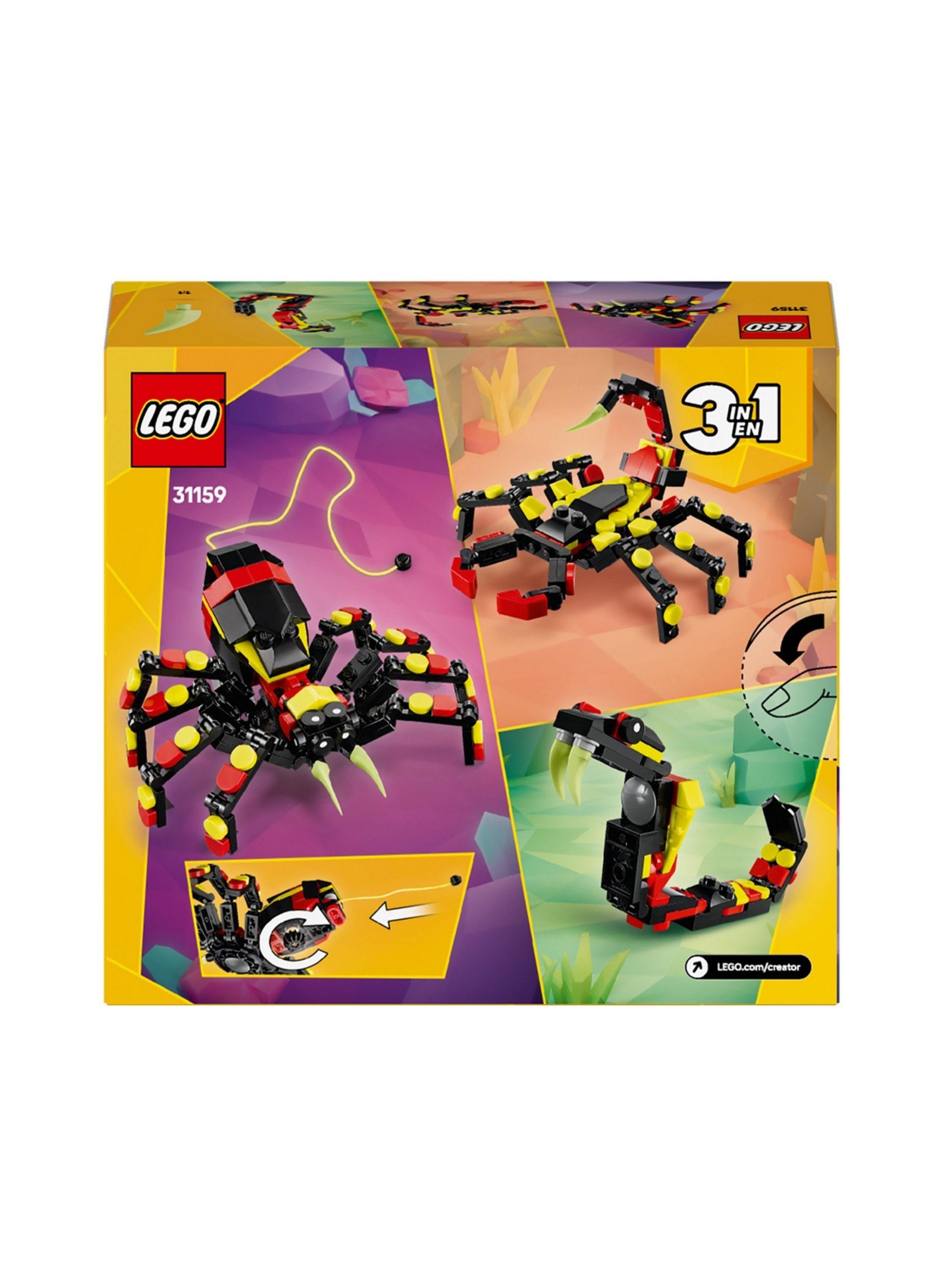 Bloques LEGO CREATOR Fauna Salvaje 153 piezas araña-3