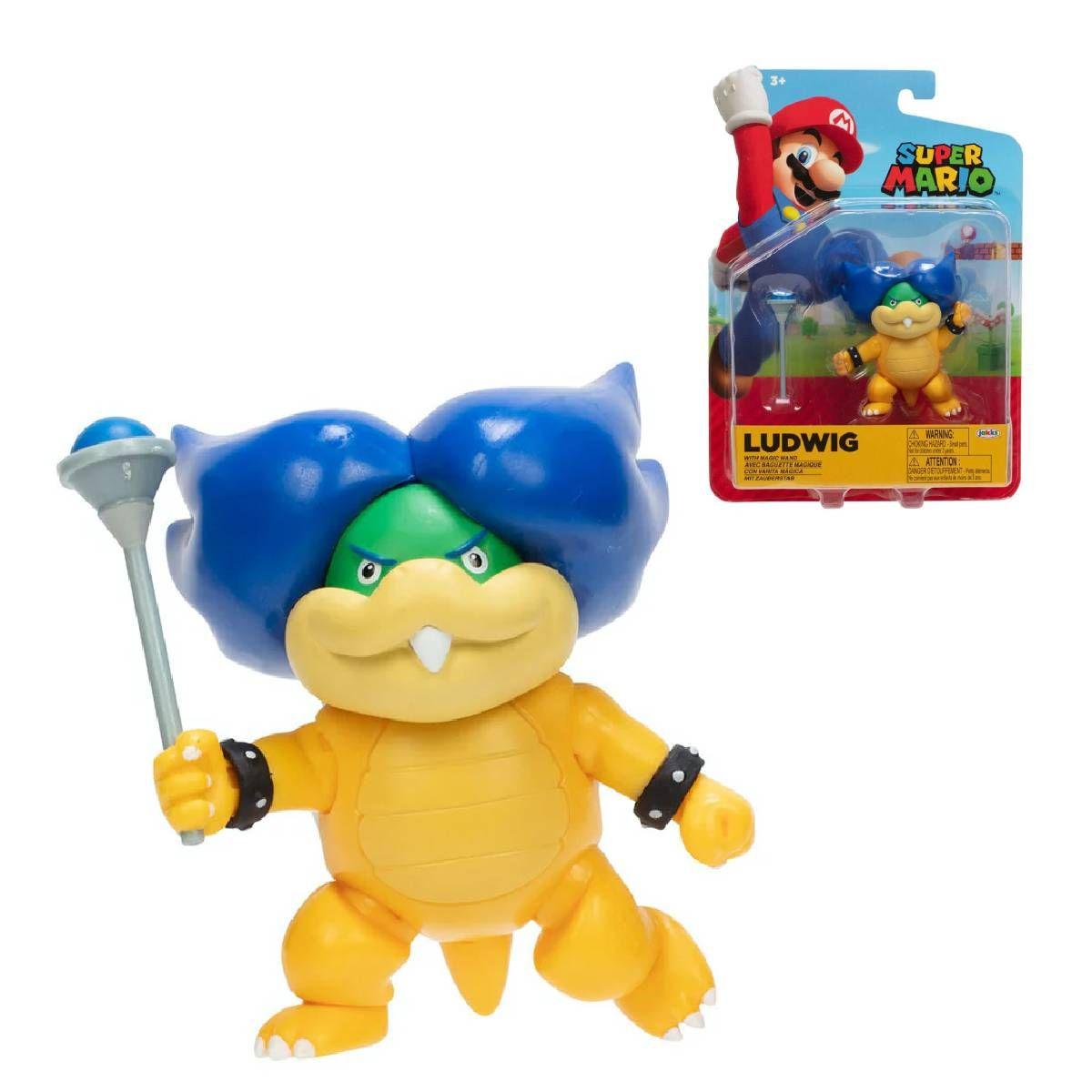 Nintendo Super Mario Figuras - Ludwing Con Varita Mágica-0