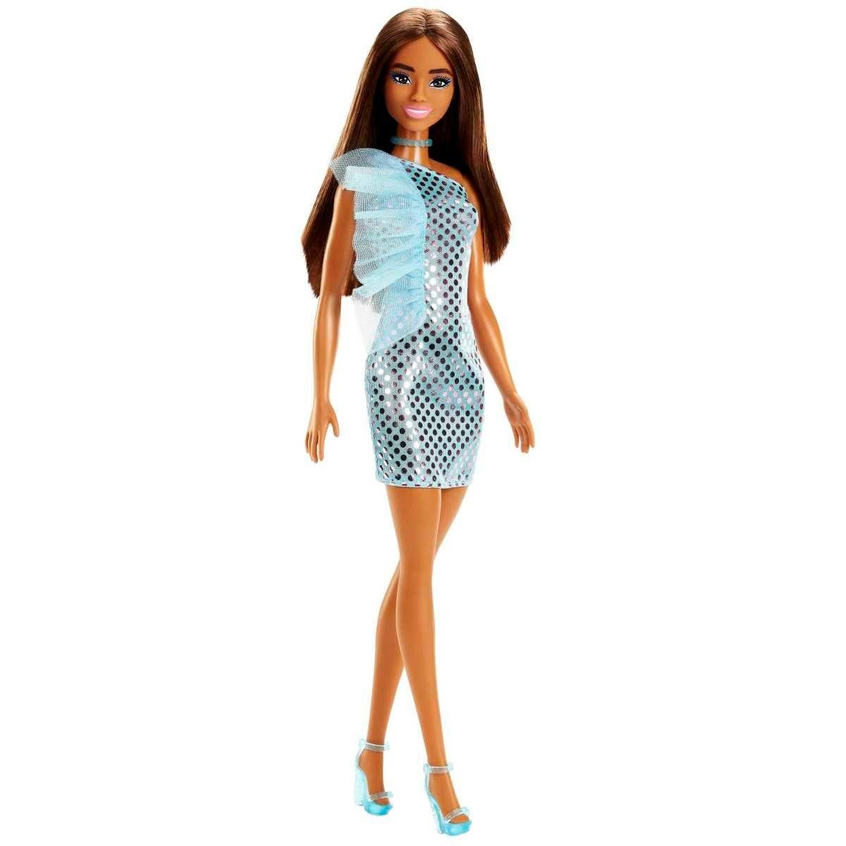 MUÑECA GLITZ SURTIDO BARBIE - MORENA VESTIDO CALIPSO-0
