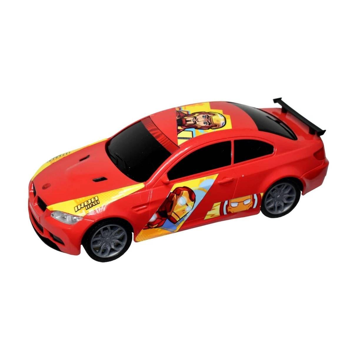 Auto A Fricción 26 Cm Con Luces Y Sonido Avengers - Iron Man-1