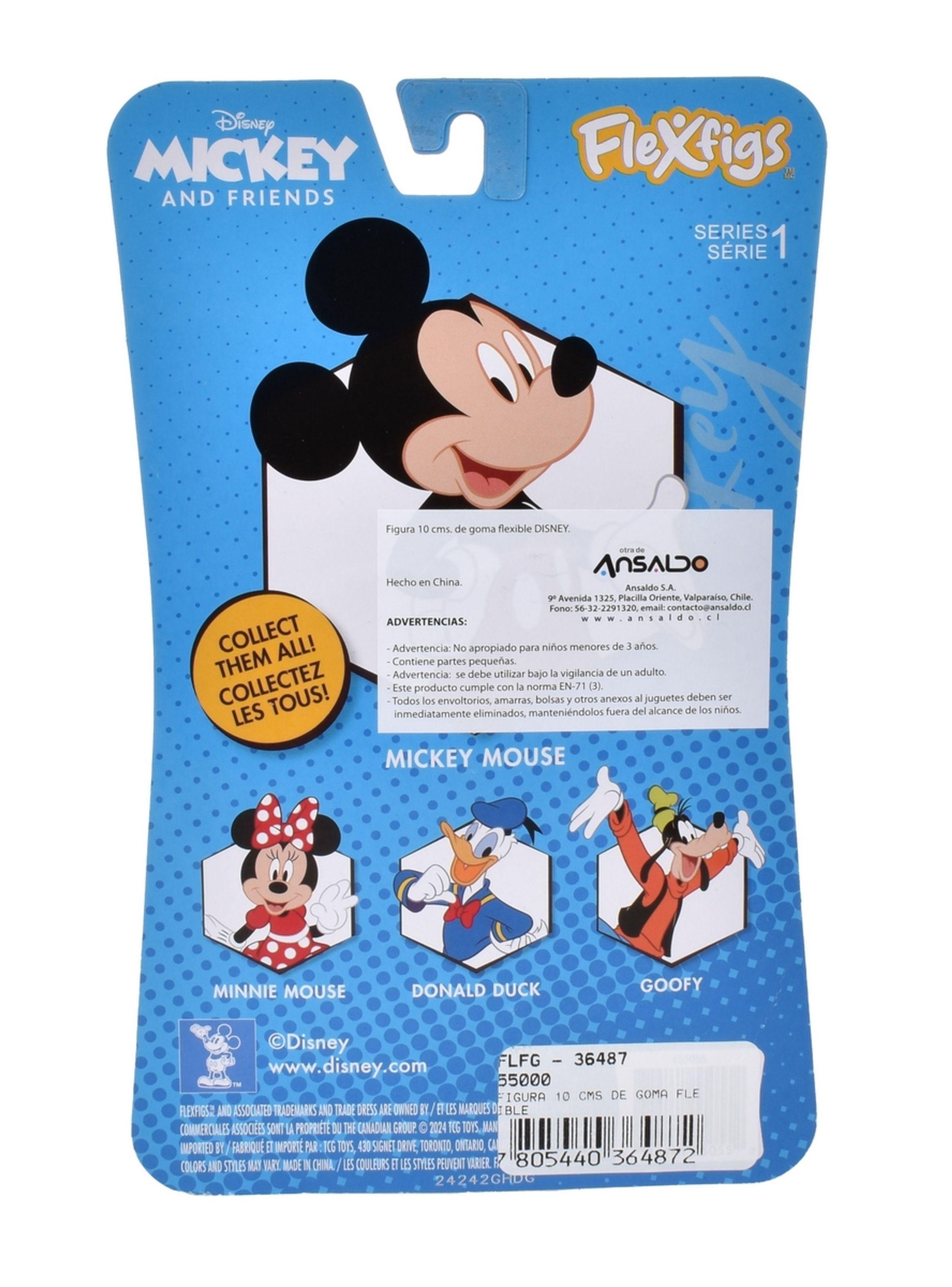 Figura 10 Cm De Goma Flexible - Disney - Mickey Mouse-3
