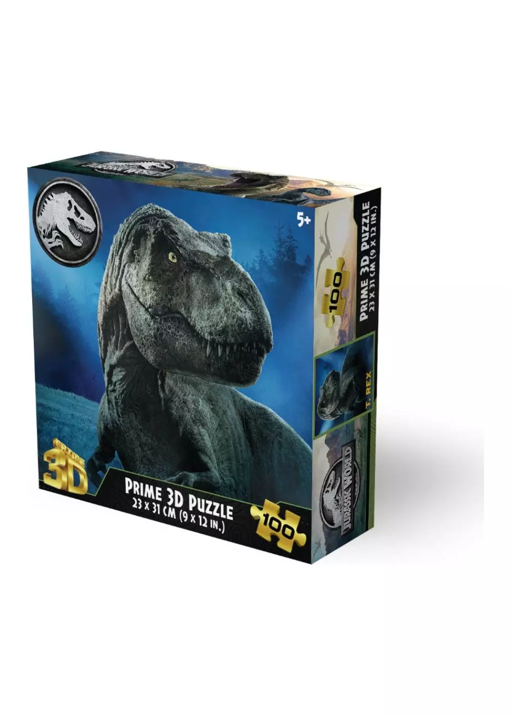 Prime 3d Jurassic World - T-rex-100pc-2