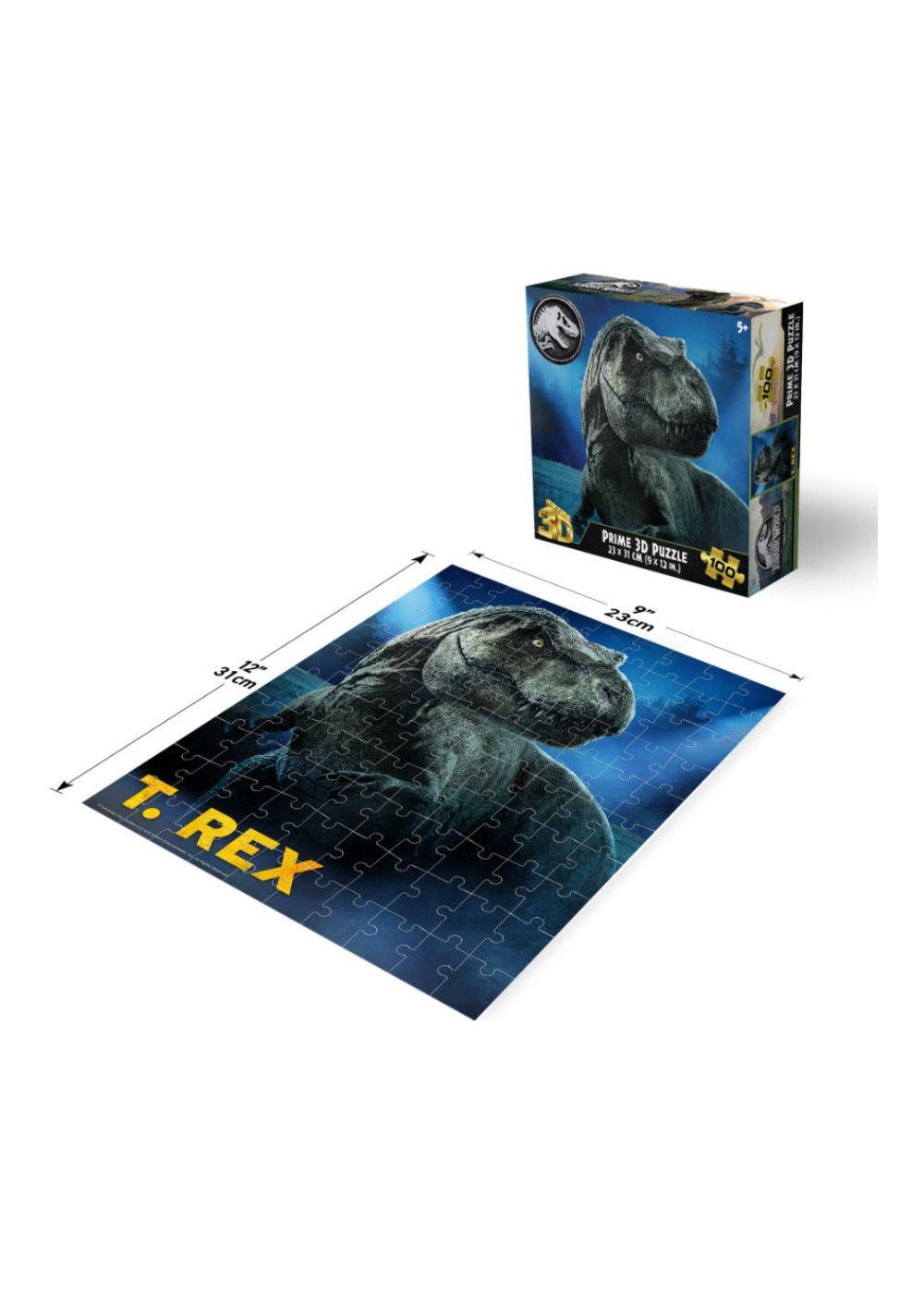Prime 3d Jurassic World - T-rex-100pc-4