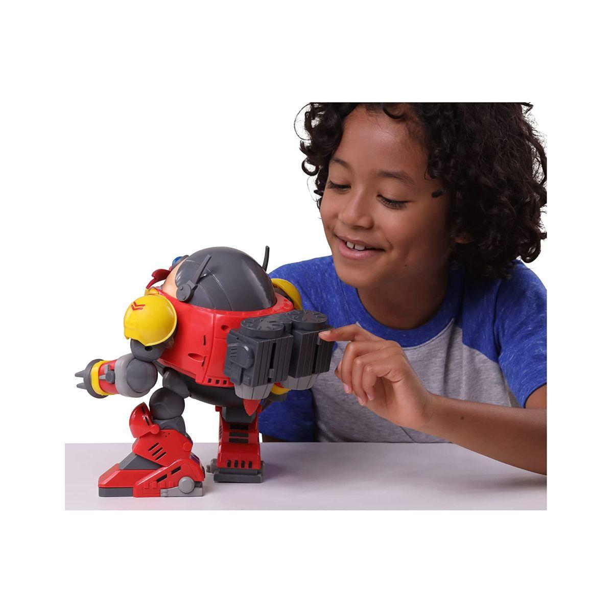 Playset De Combate Robot Eggman Y Sonic-2