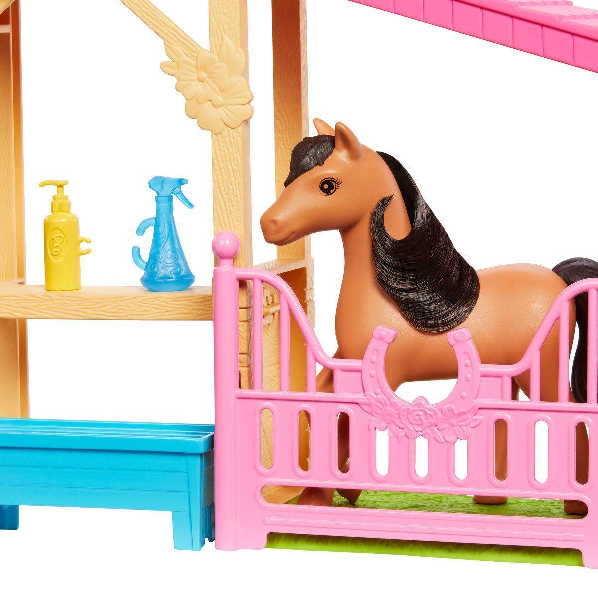 DETECTIVE BARBIE CARRERA DE CABALLOS CUIDADO DE PONYS- RENEE-4