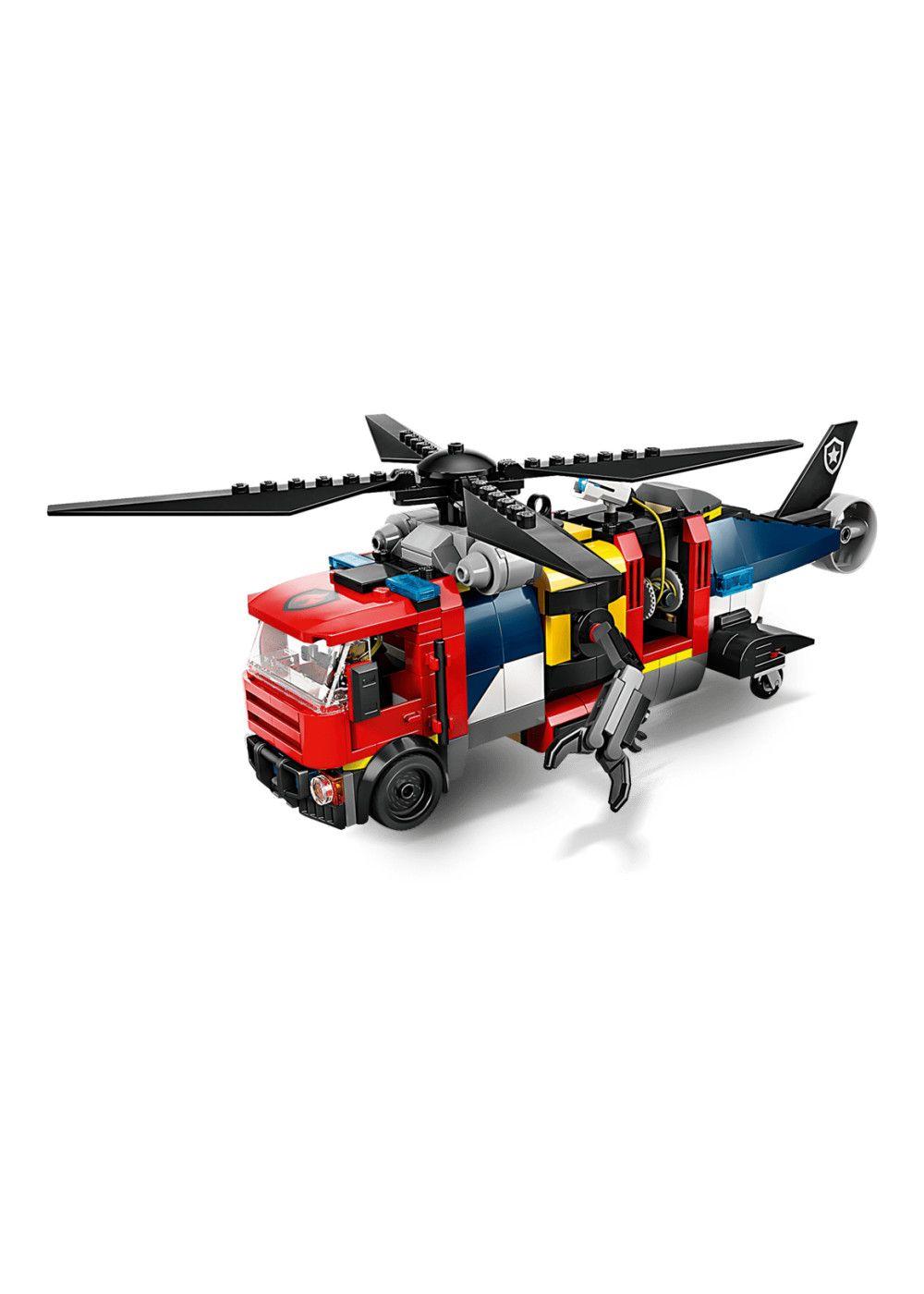 REMIX HELICOPTERO CAMION DE BOMBEROS Y SUBMARINO LEGO CITY-4