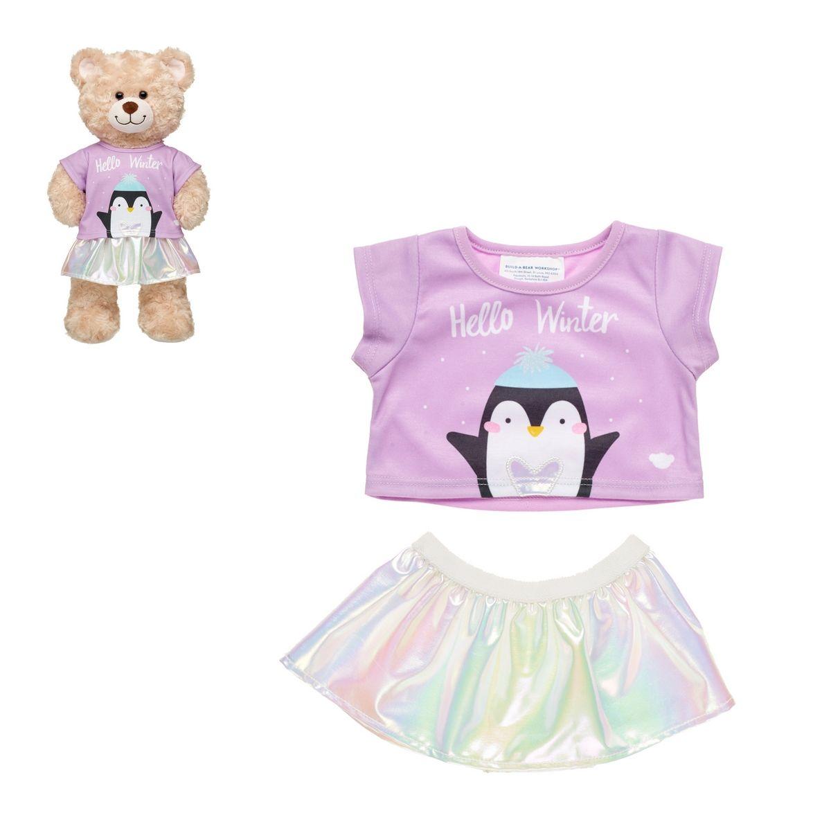 SET TOP + FALDA PINGUINO HK SANRIO BUILD-A-BEAR-0