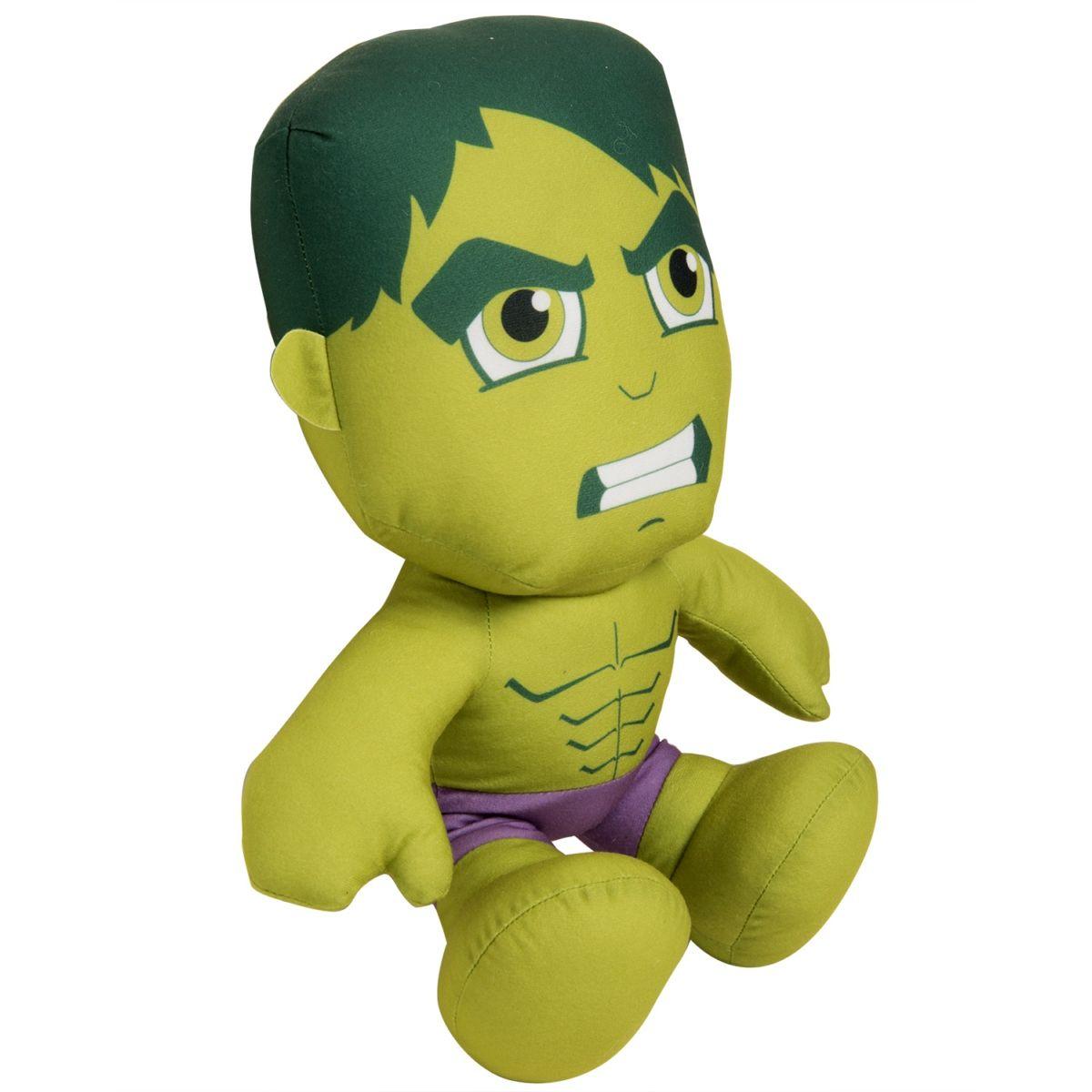 Peluche Marvel 45 Cm Spiderman-iron Man-hulk Intek - Hulk-0