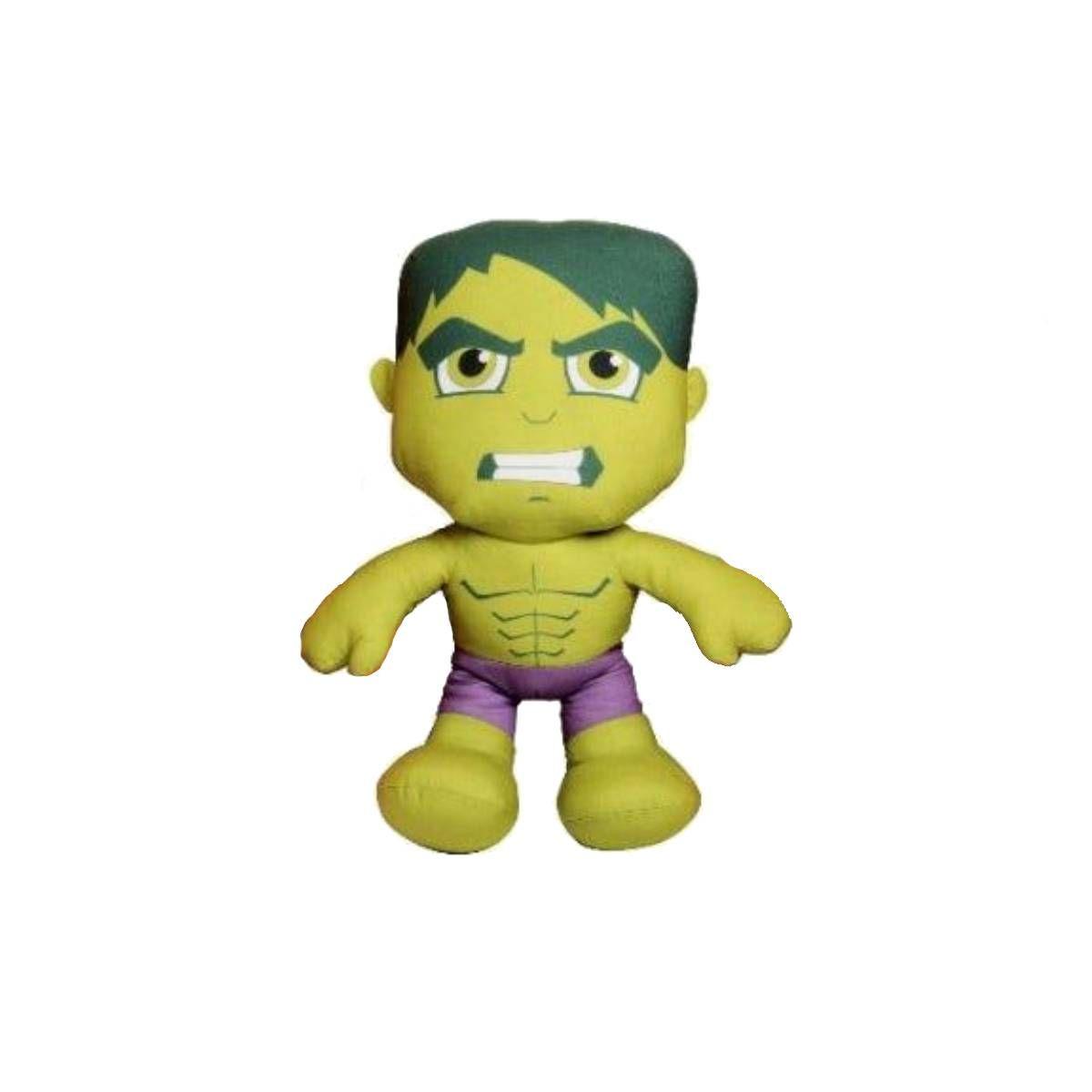 Peluche Marvel 45 Cm Spiderman-iron Man-hulk Intek - Hulk-1